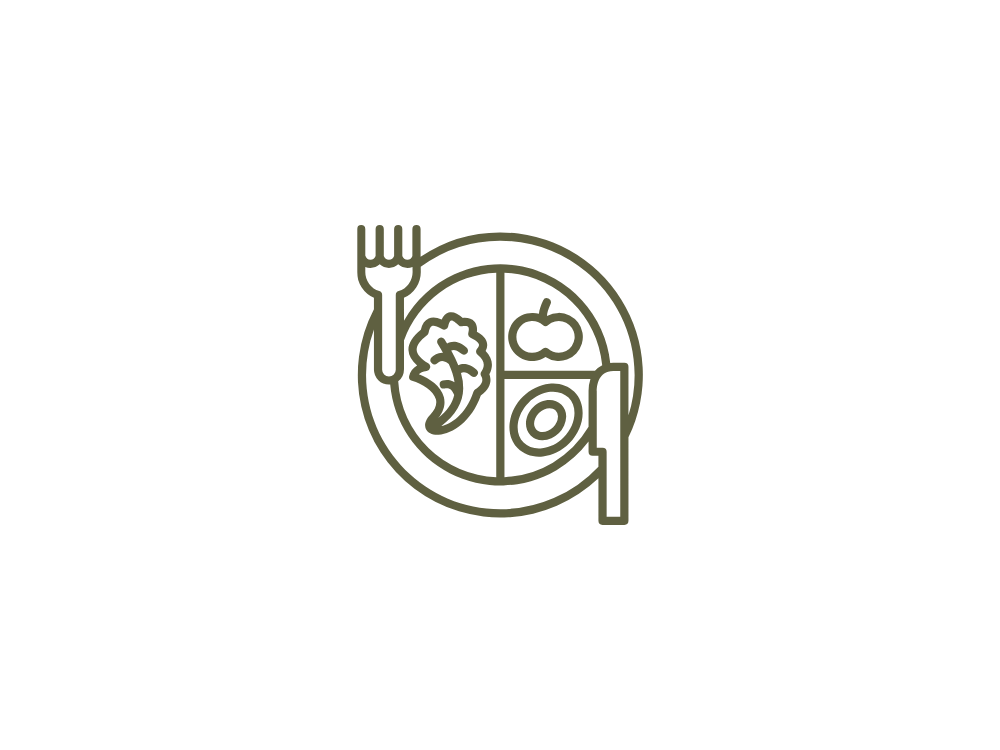 Icon ausgewogene Ernährung