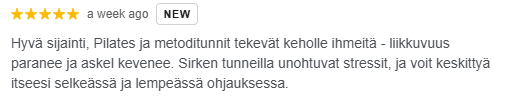 Arvostelu, jossa kehuu pilatesta ja metodeja parantamaan liikkuvuutta ja vähentämään stressiä.