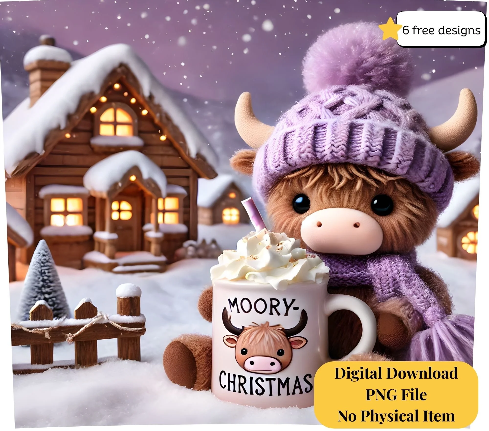 highland cow 20oz. Skinny Tumbler Sublimation Design Digital downloadable PNG