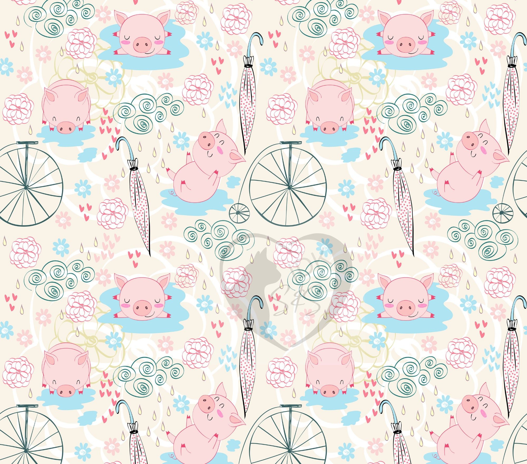 Pigs 20oz. Skinny Tumbler Sublimation Design Digital downloadable PNG