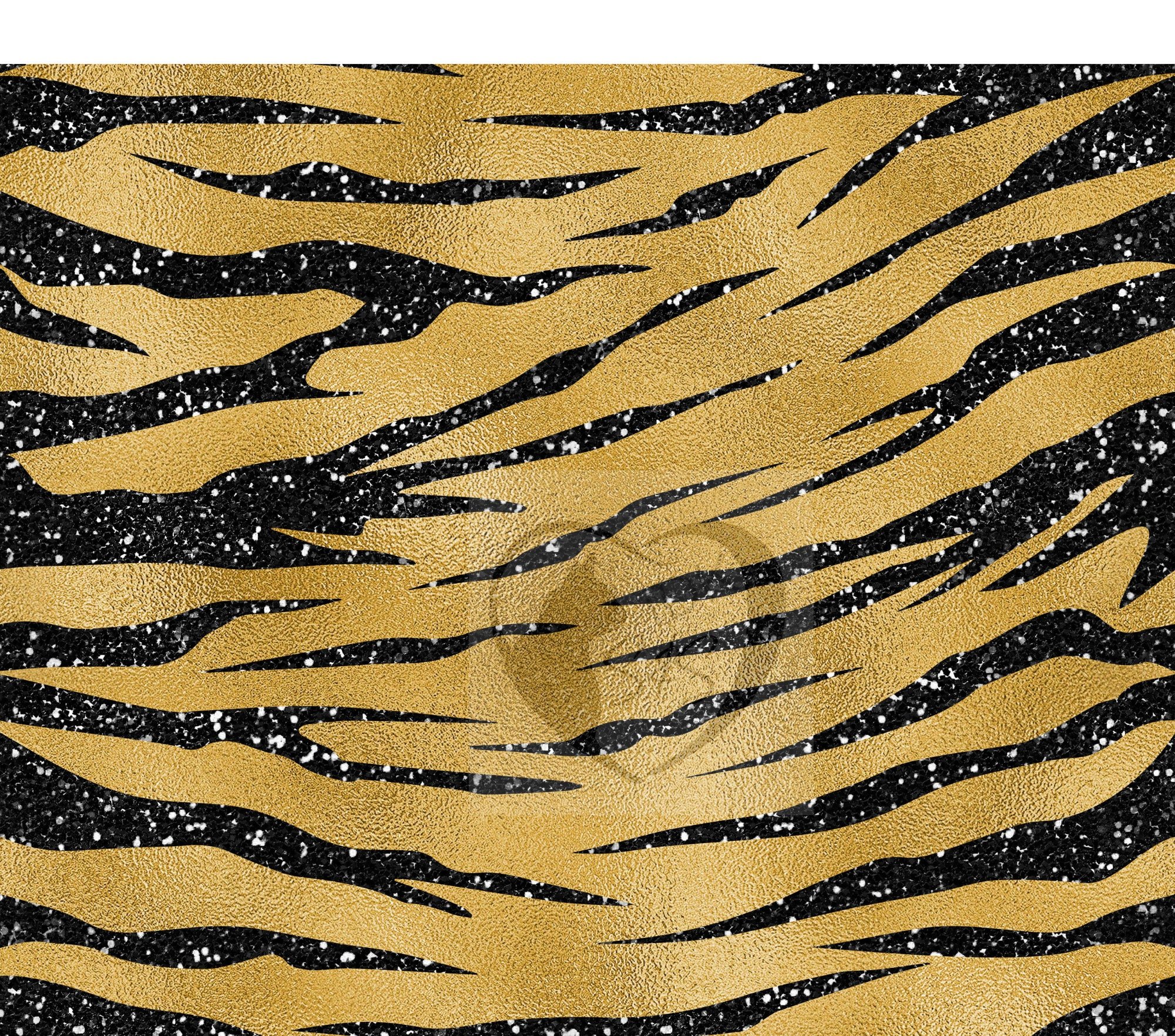 Tiger stripes black and gold 20oz. Skinny Tumbler Sublimation Design Digital downloadable PNG