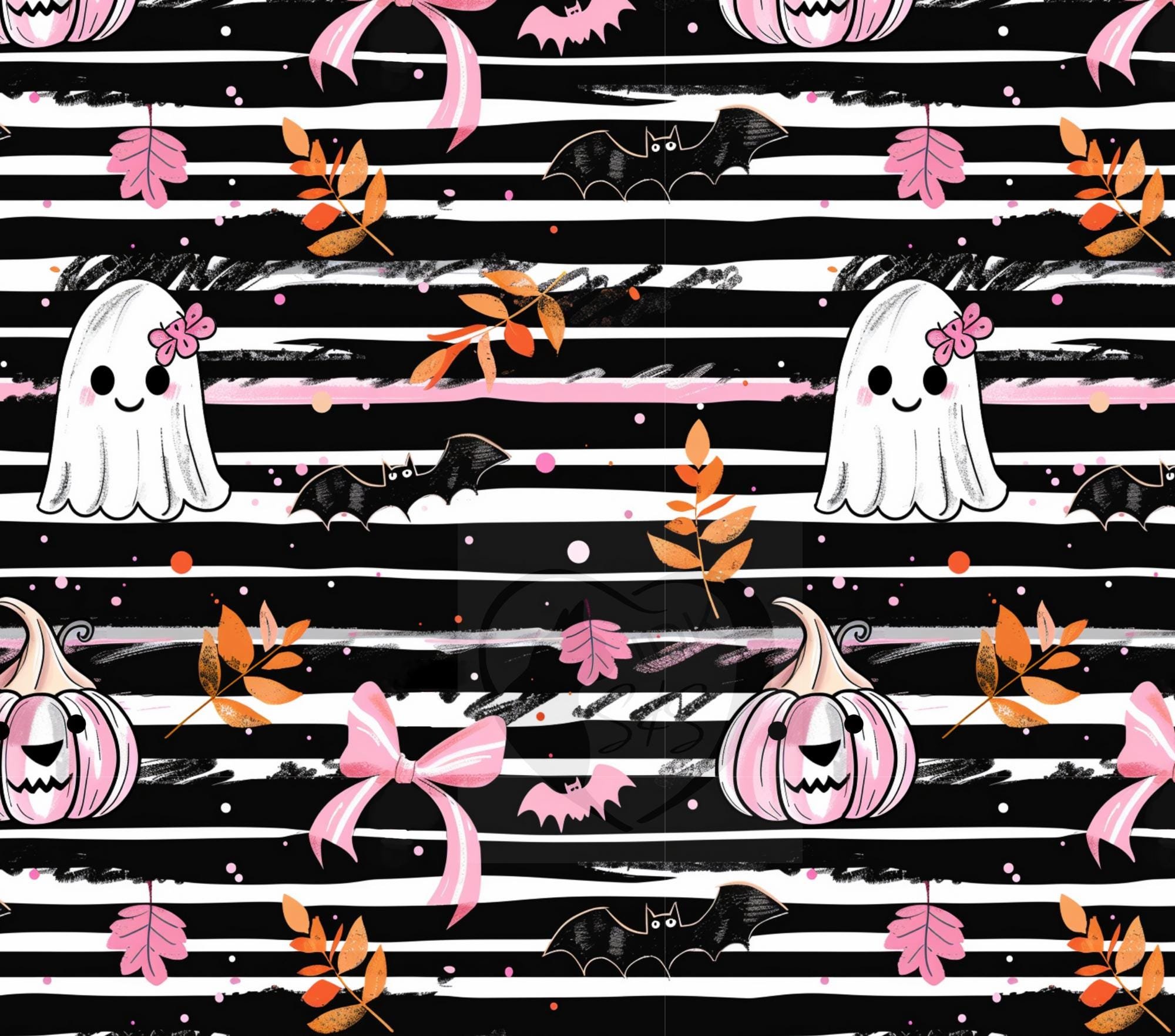 Pumpkin and ghost 20oz. Skinny Tumbler Sublimation Design Digital downloadable PNG