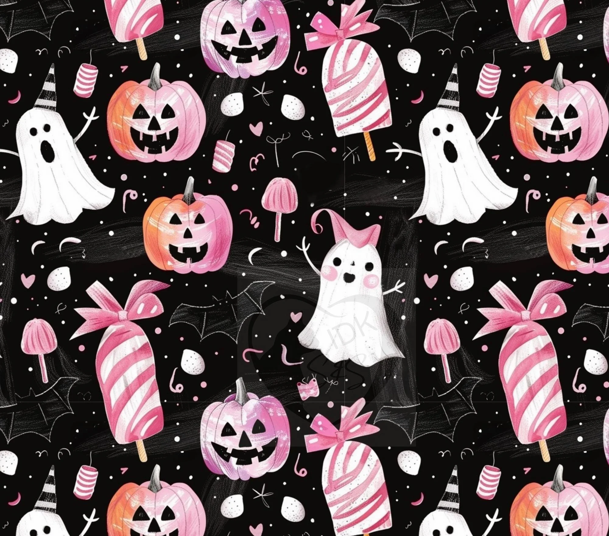 Pumpkin and ghost 20oz. Skinny Tumbler Sublimation Design Digital downloadable PNG