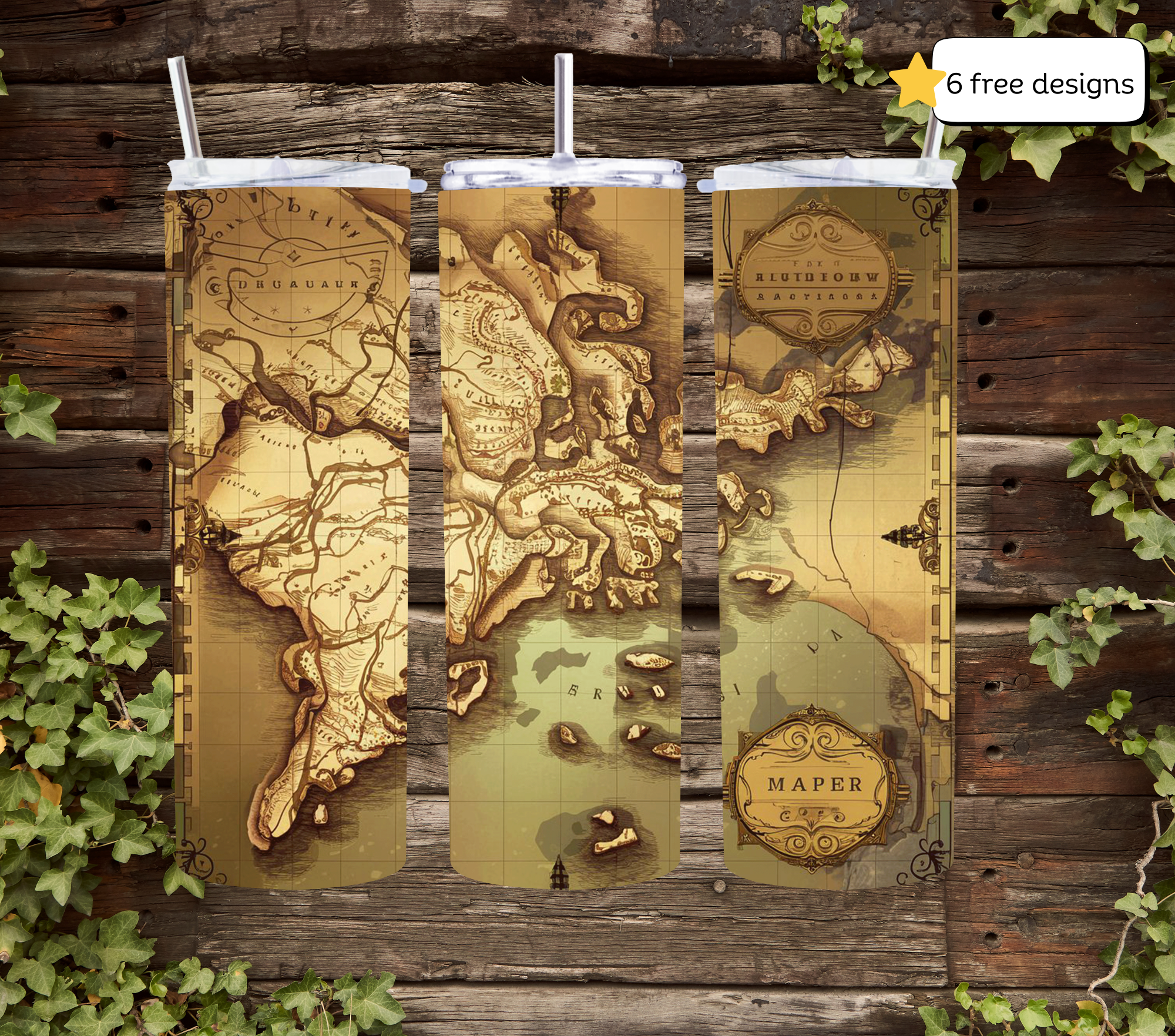 Map and globe 20oz skinny tumbler sublimation PNG (Copy) (Copy)