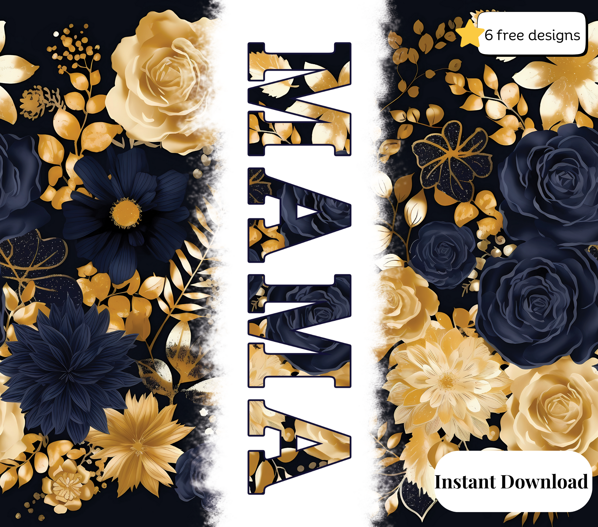 Mama 20oz. Skinny Tumbler Sublimation Design Digital downloadable PNG