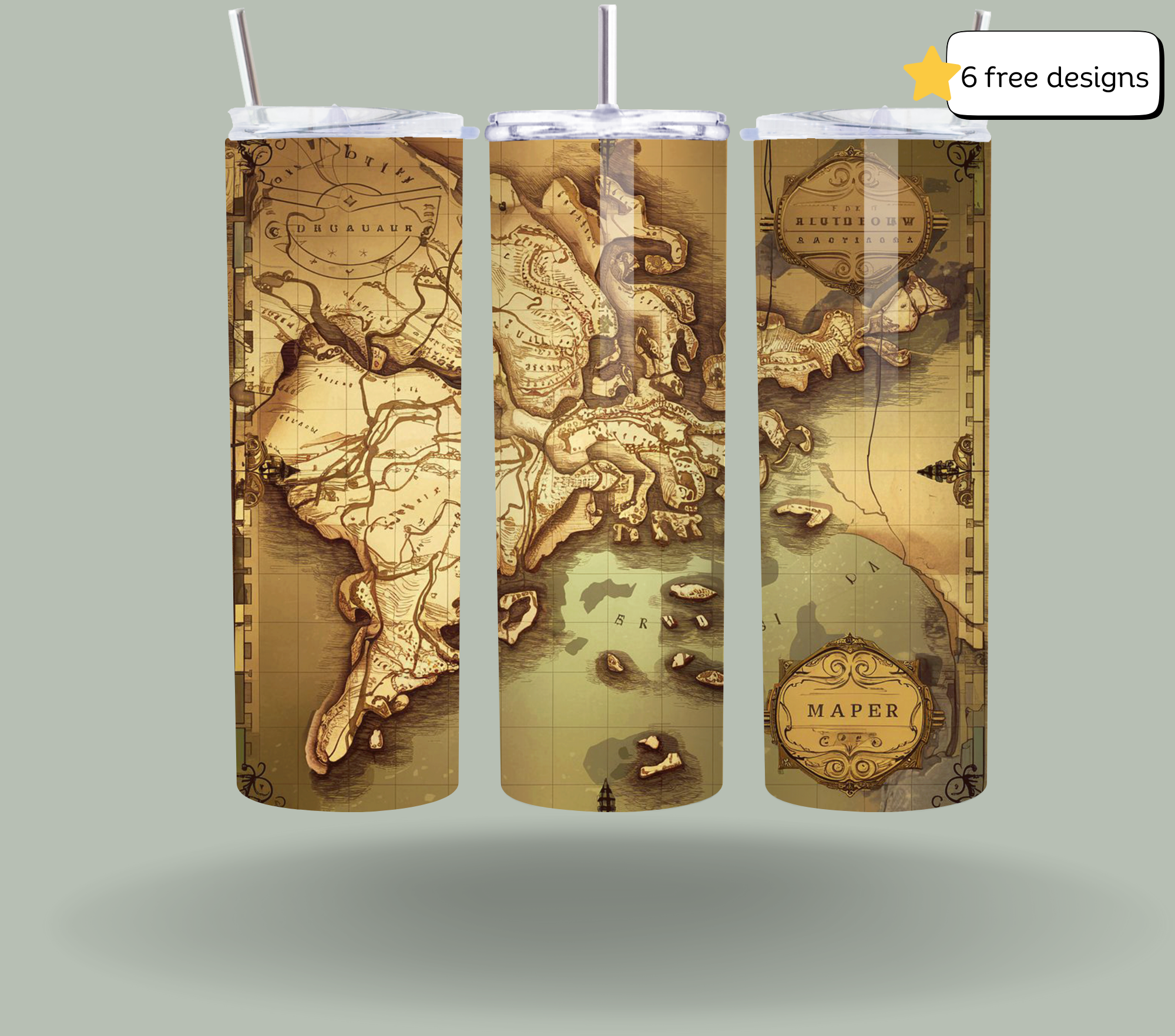Map and globe 20oz skinny tumbler sublimation PNG (Copy) (Copy)