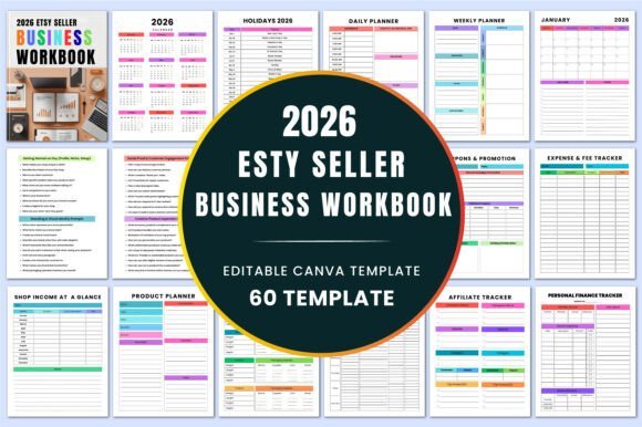 etsy business workbook