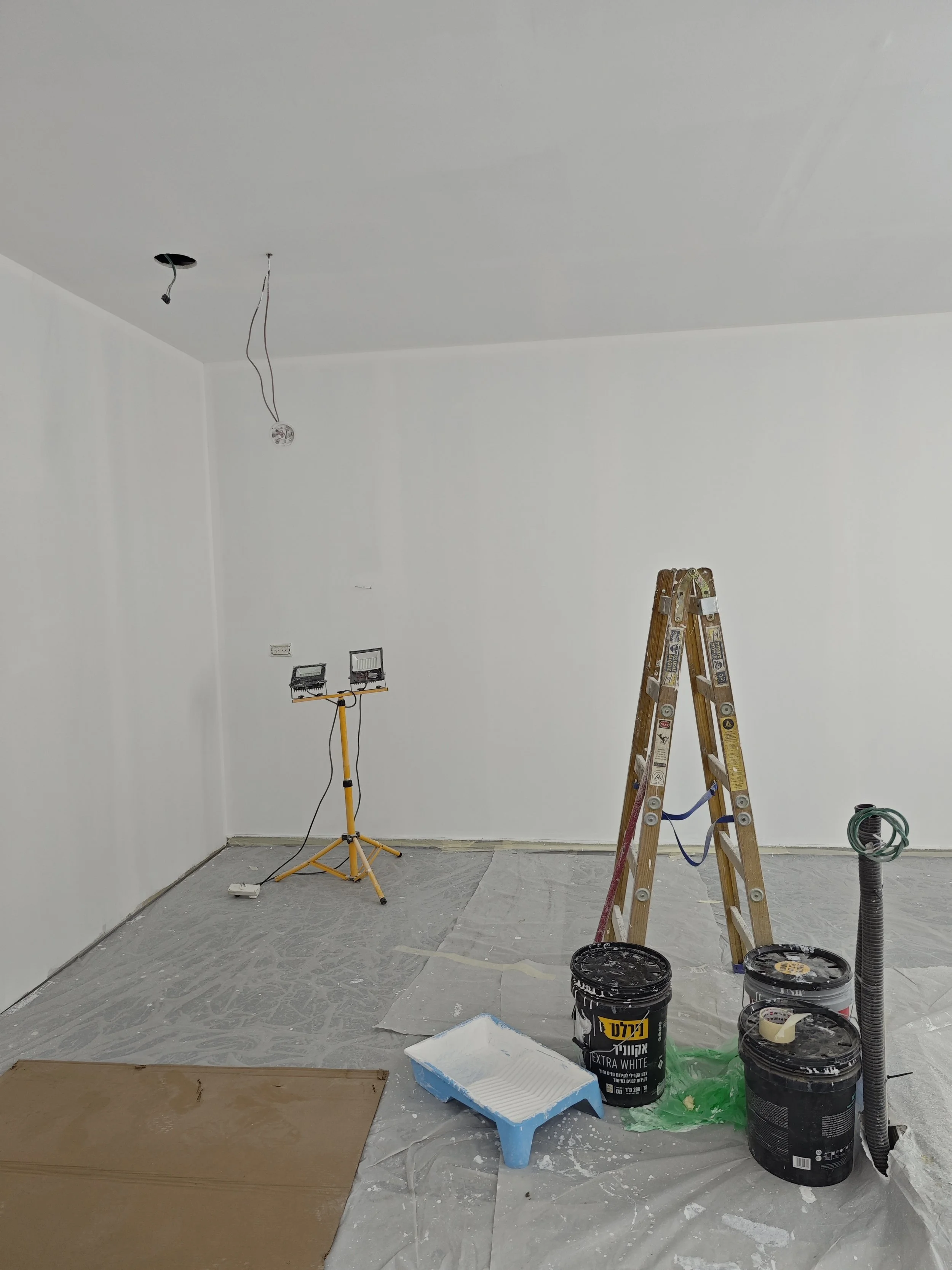 Room repainting completed with clean, smooth finish for a residential project in Halifax