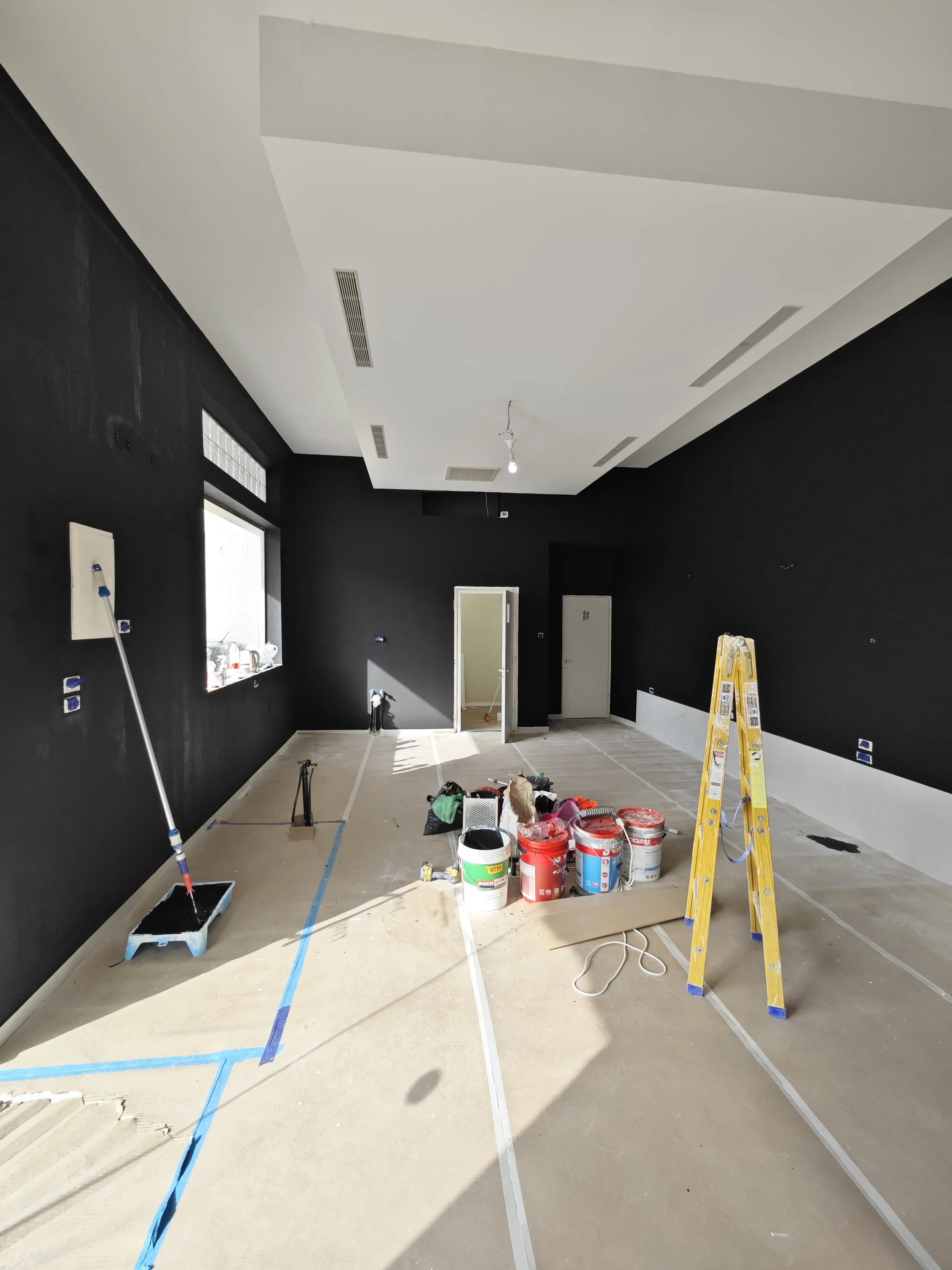 Commercial interior painting completed for retail space in Halifax