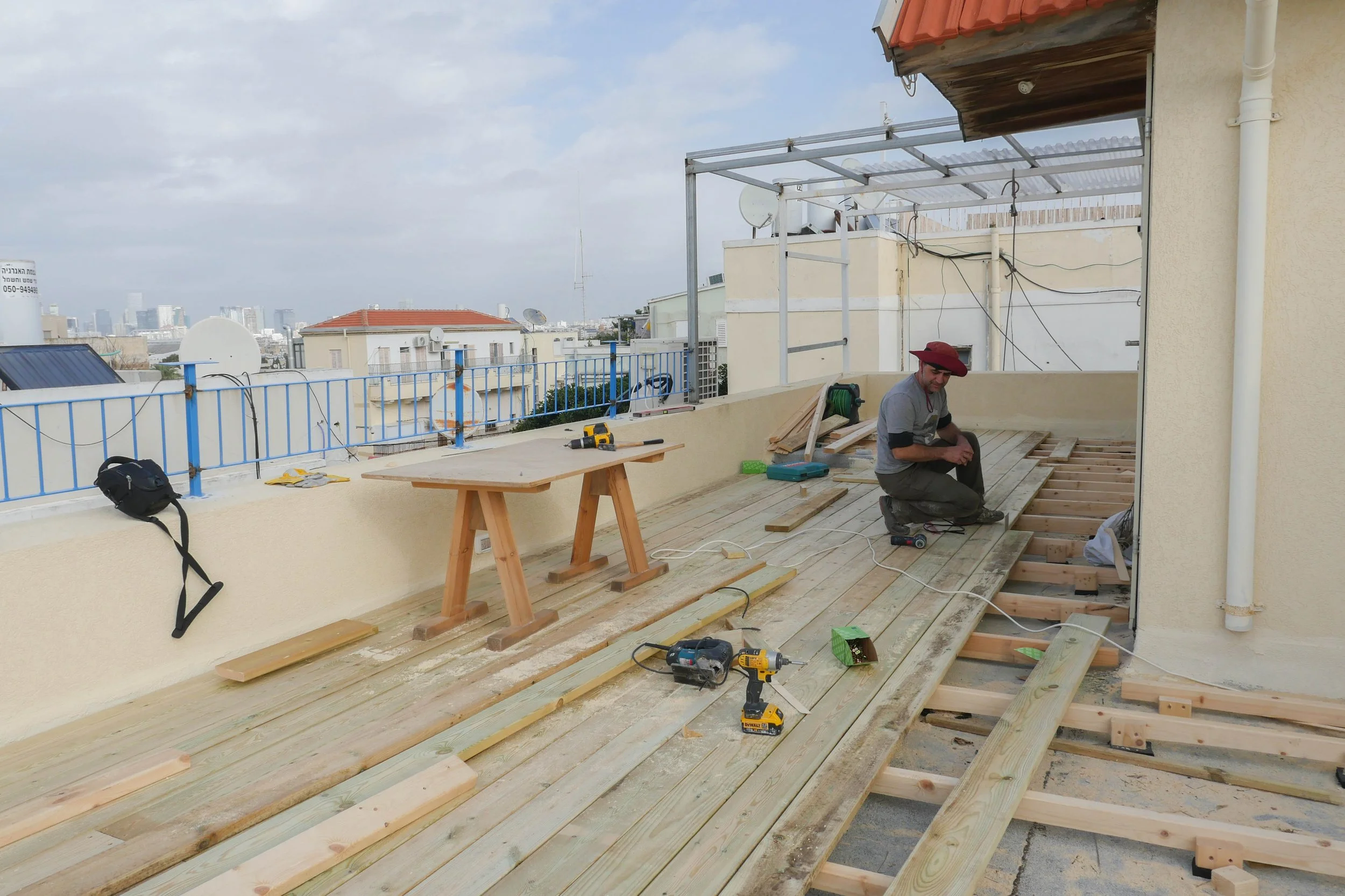 Deck installation and framing work for outdoor space in Halifax