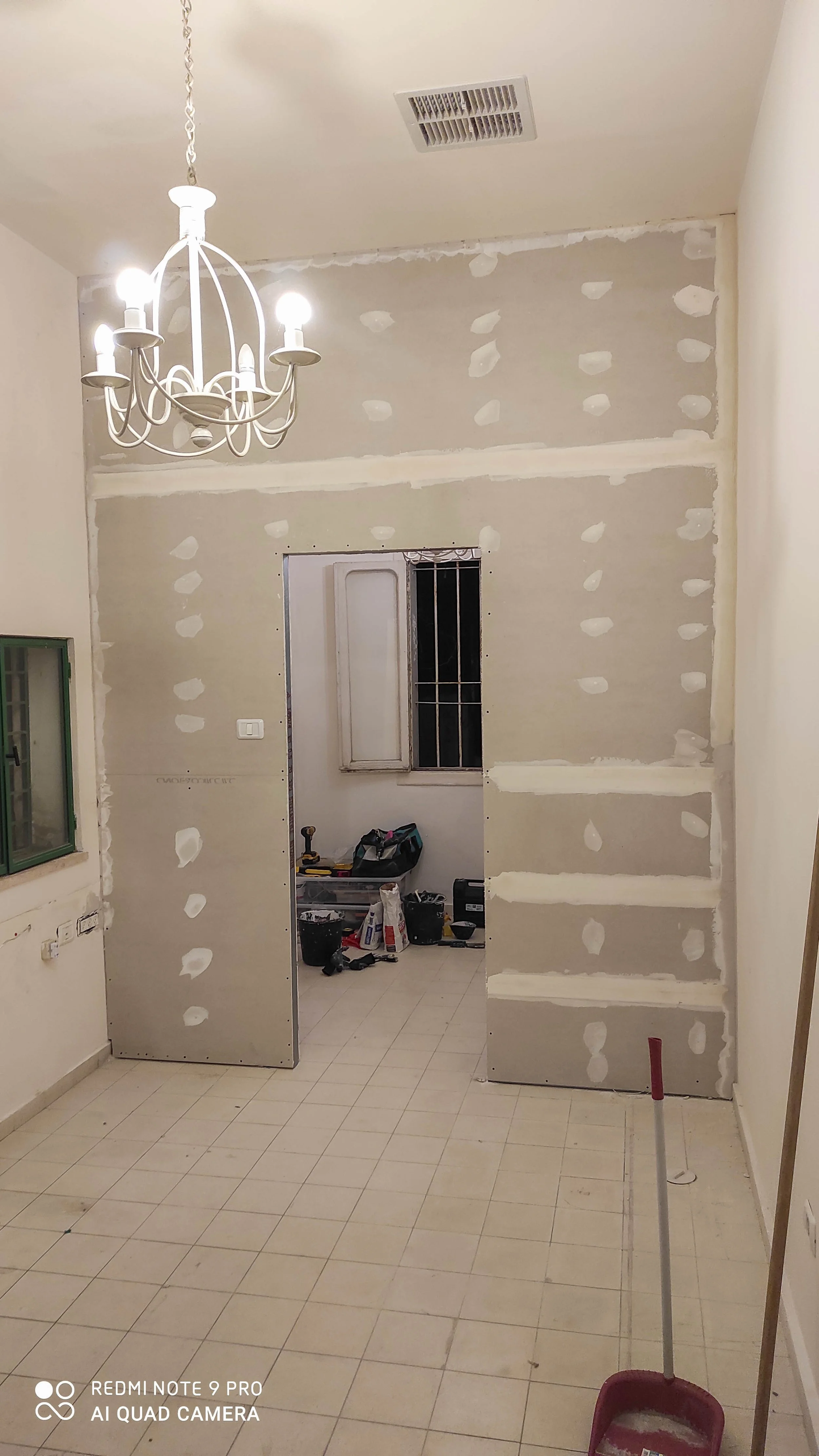New interior wall framing and drywall installation for a residential project in Halifax