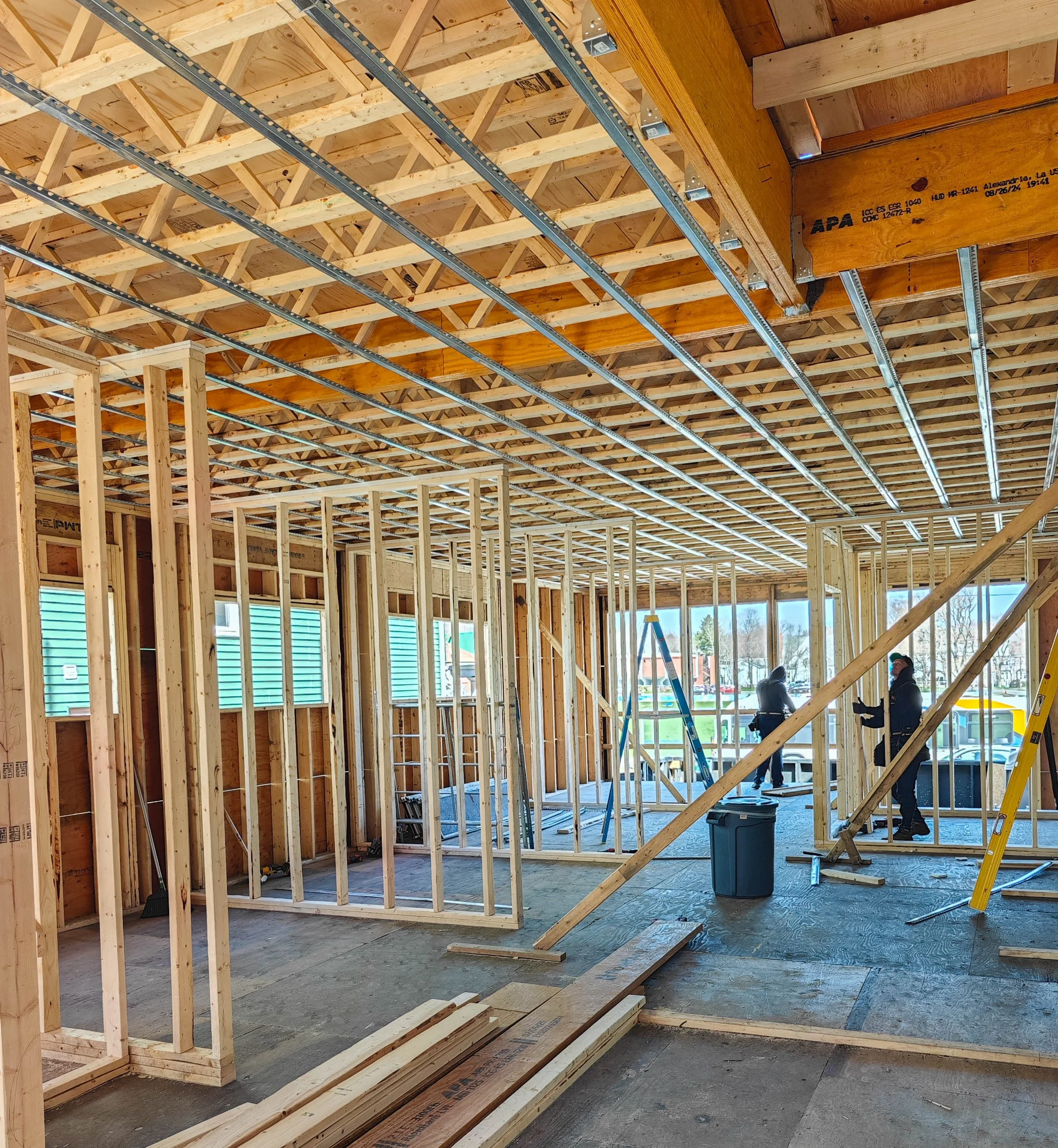 Drywall framing project completed by Paul Handyman PEI in Charlottetown Prince Edward Island