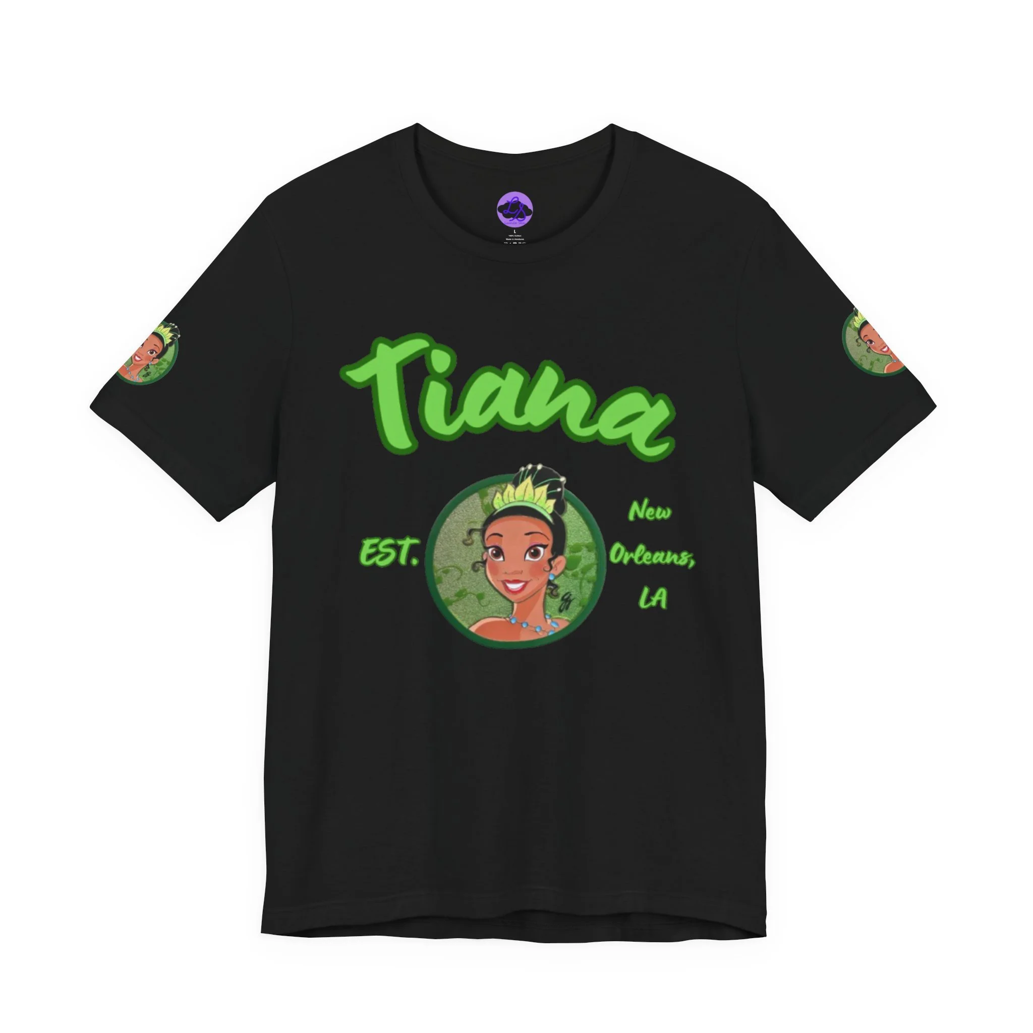 Charming Tiana Graphic Tee, Princess Shirt, Unisex Short Sleeve, Gift for Fans, Birthday, Celebration