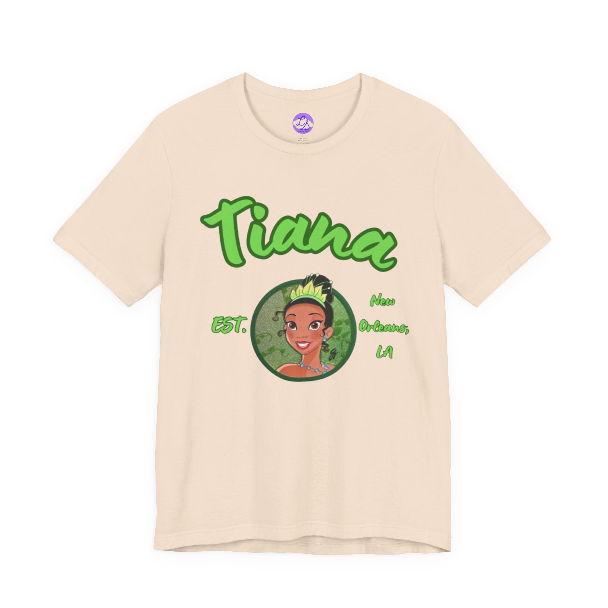 Charming Tiana Graphic Tee, Princess Shirt, Unisex Short Sleeve, Gift for Fans, Birthday, Celebration