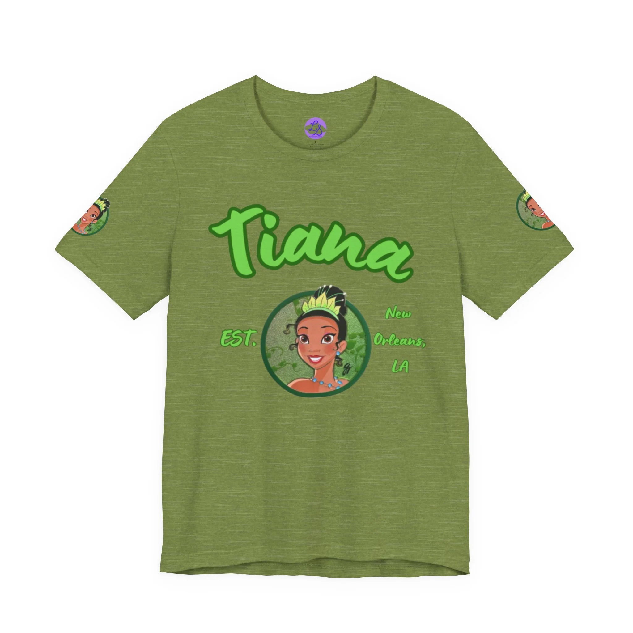 Charming Tiana Graphic Tee, Princess Shirt, Unisex Short Sleeve, Gift for Fans, Birthday, Celebration