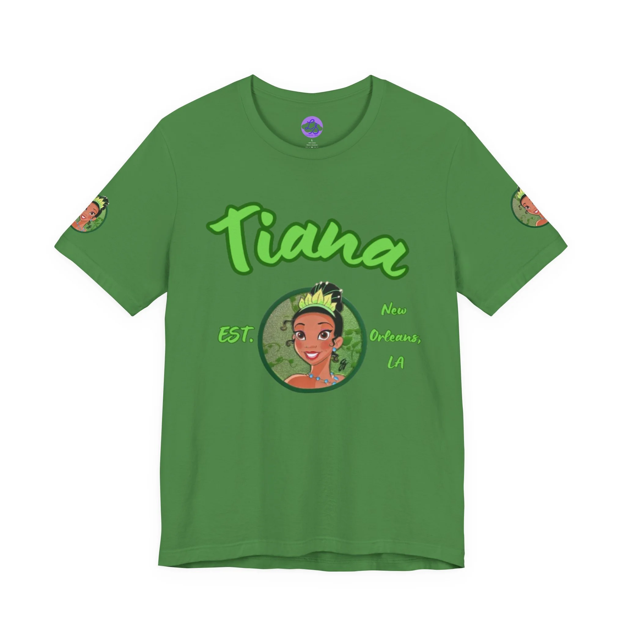 Charming Tiana Graphic Tee, Princess Shirt, Unisex Short Sleeve, Gift for Fans, Birthday, Celebration