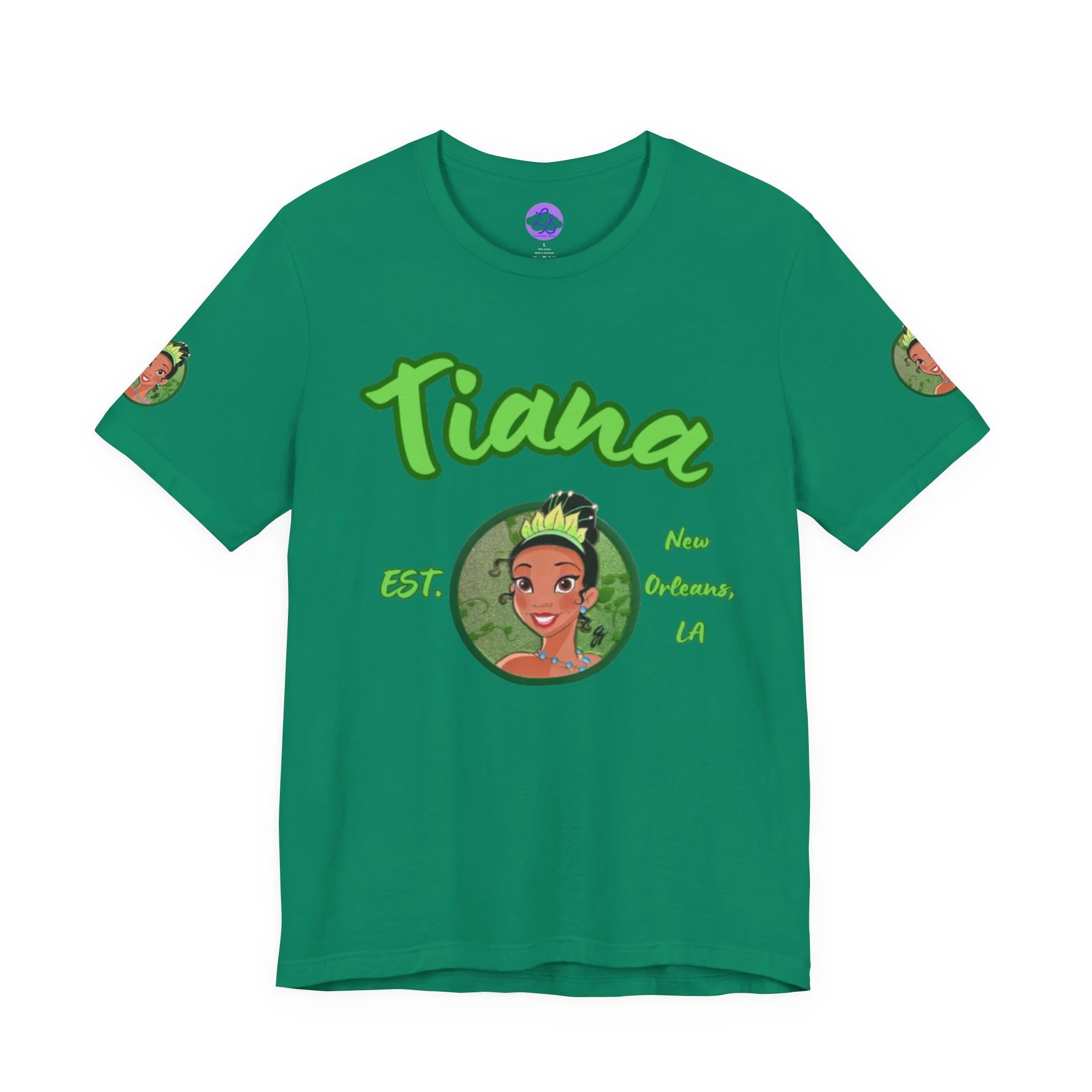 Charming Tiana Graphic Tee, Princess Shirt, Unisex Short Sleeve, Gift for Fans, Birthday, Celebration