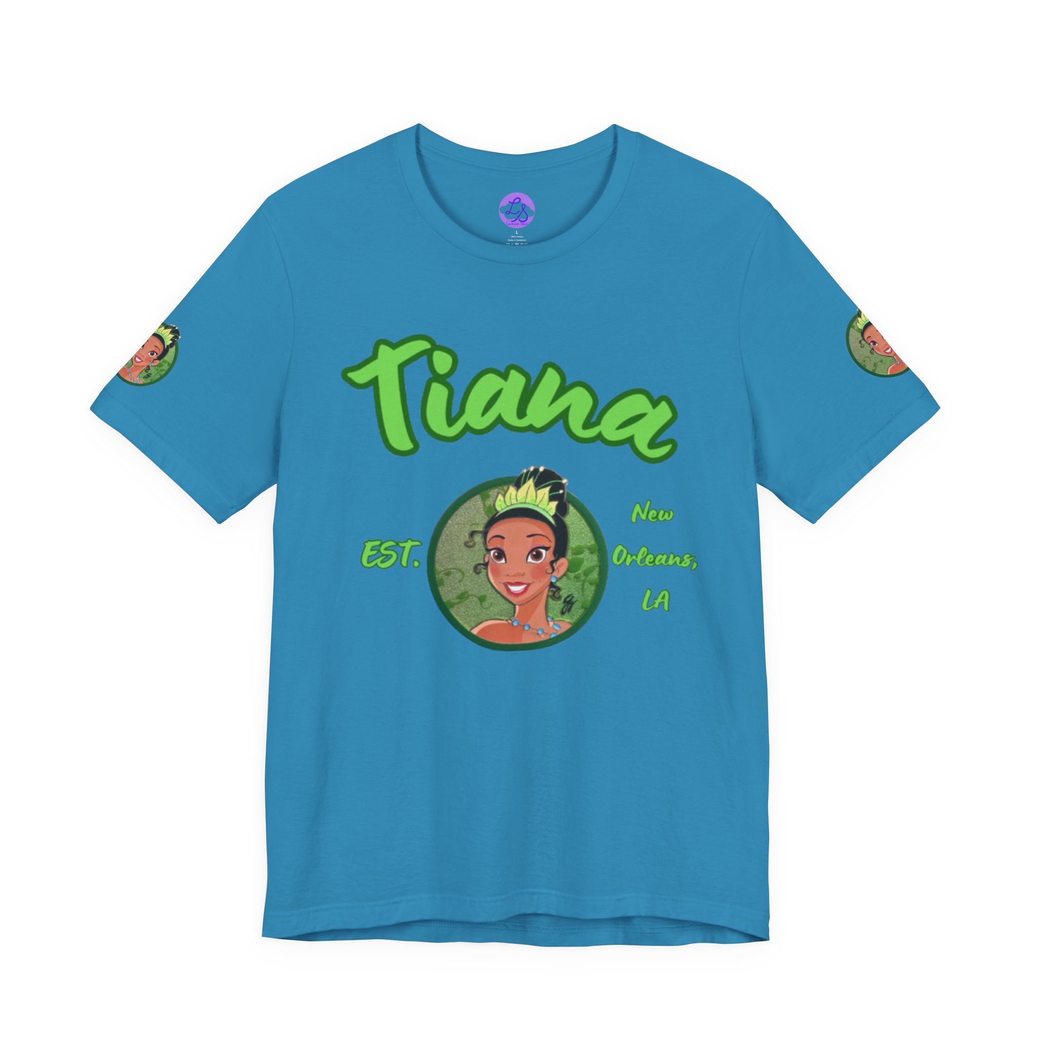 Charming Tiana Graphic Tee, Princess Shirt, Unisex Short Sleeve, Gift for Fans, Birthday, Celebration