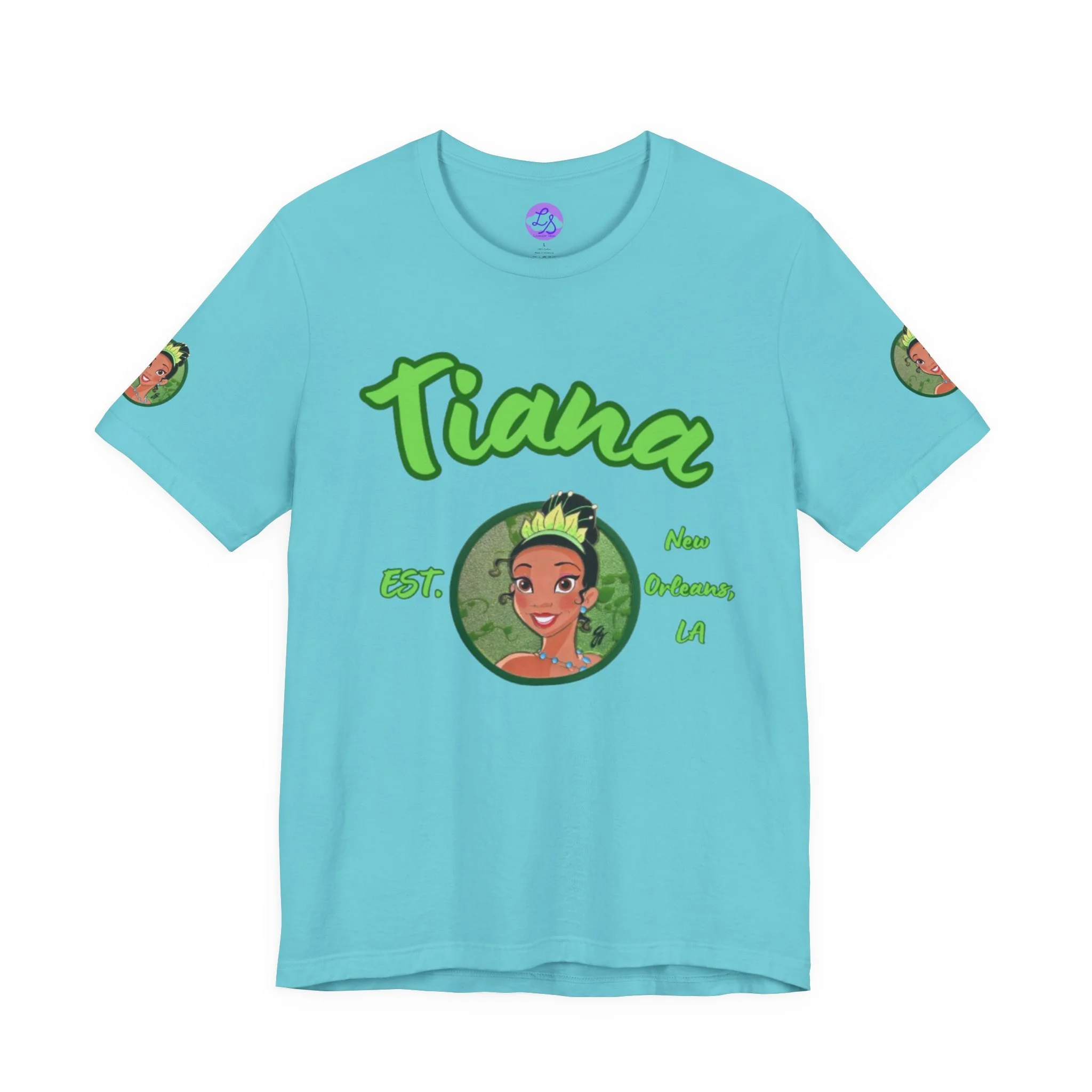 Charming Tiana Graphic Tee, Princess Shirt, Unisex Short Sleeve, Gift for Fans, Birthday, Celebration