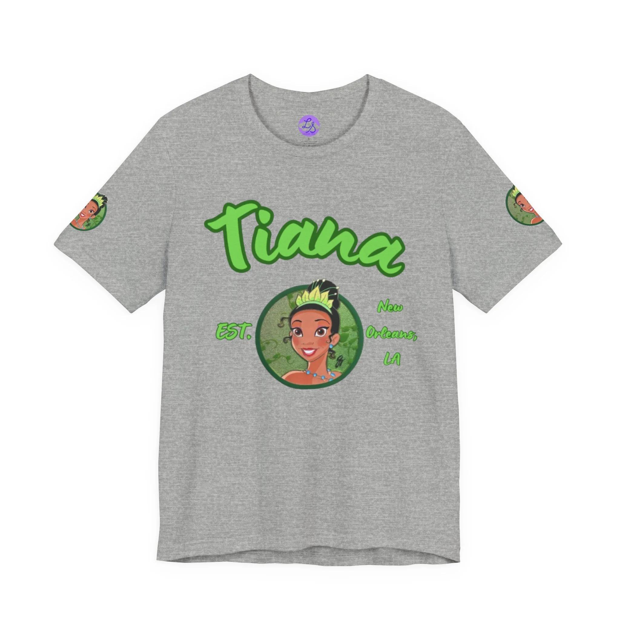 Charming Tiana Graphic Tee, Princess Shirt, Unisex Short Sleeve, Gift for Fans, Birthday, Celebration