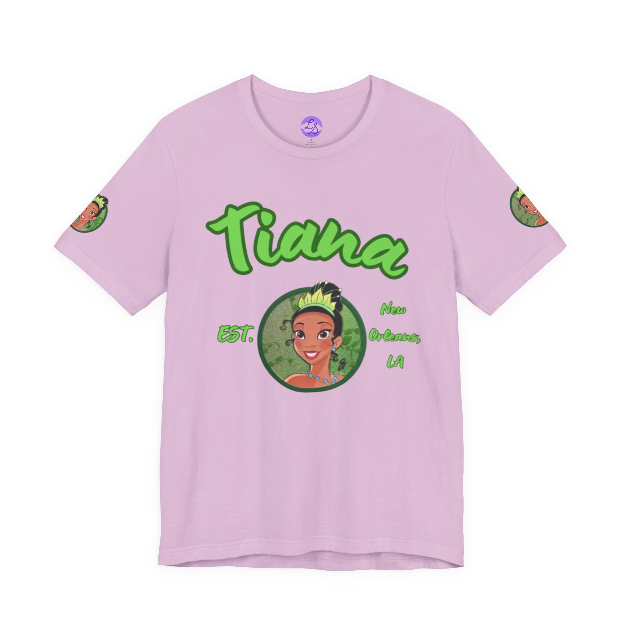 Charming Tiana Graphic Tee, Princess Shirt, Unisex Short Sleeve, Gift for Fans, Birthday, Celebration