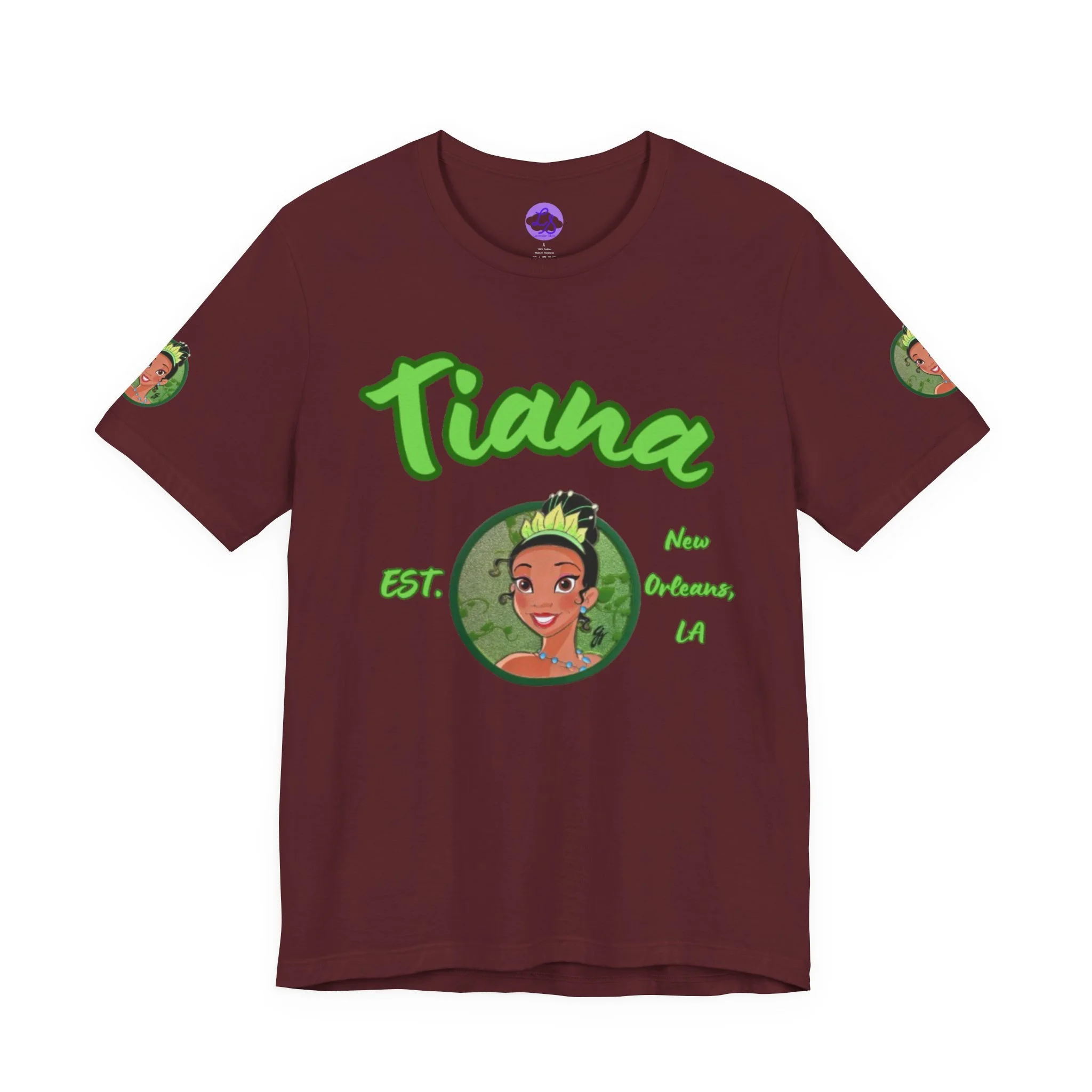 Charming Tiana Graphic Tee, Princess Shirt, Unisex Short Sleeve, Gift for Fans, Birthday, Celebration