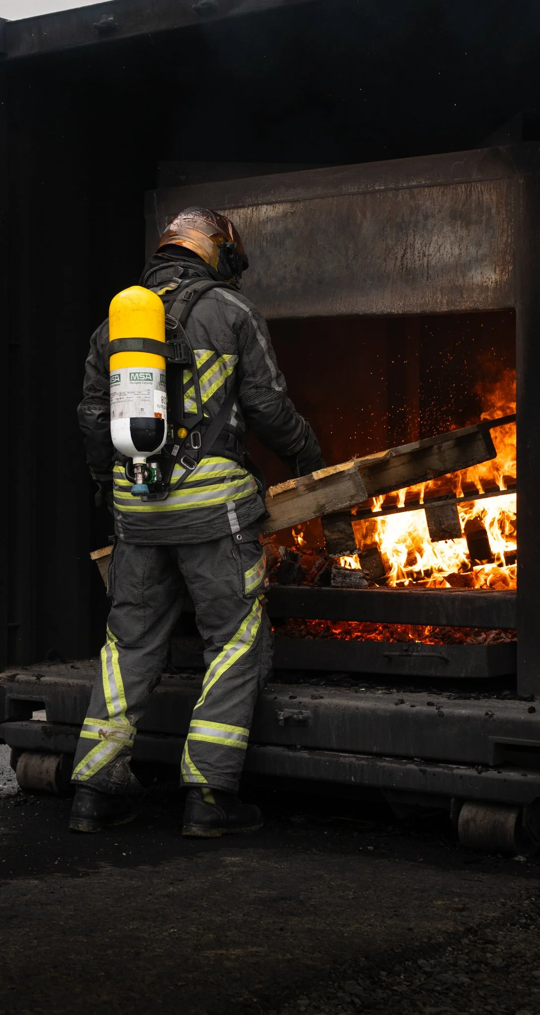 Fotoshooting Feuerwehr