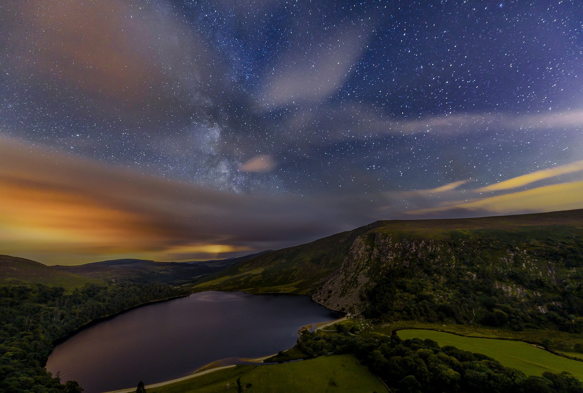Night Sky over Lough Thay