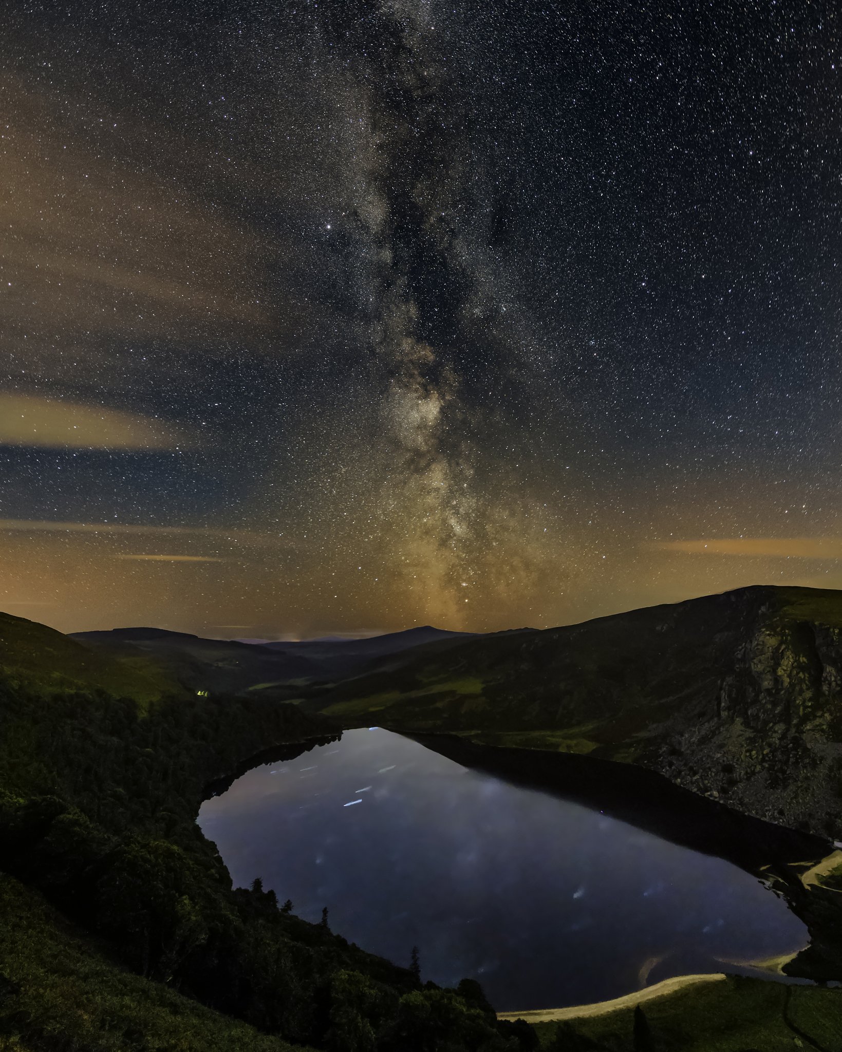 Milky Way over the Loch Tay