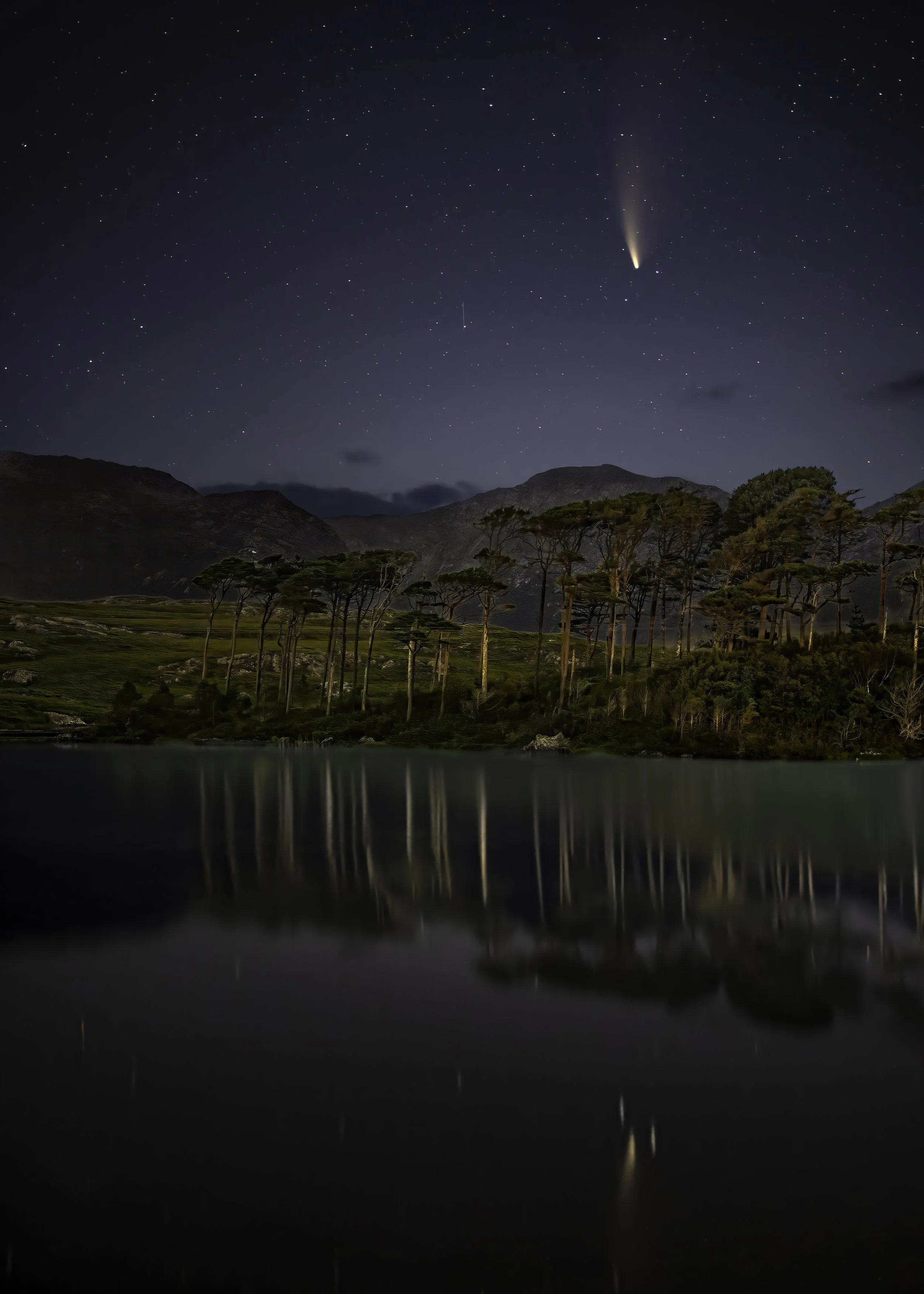 Neowise over Pine Island