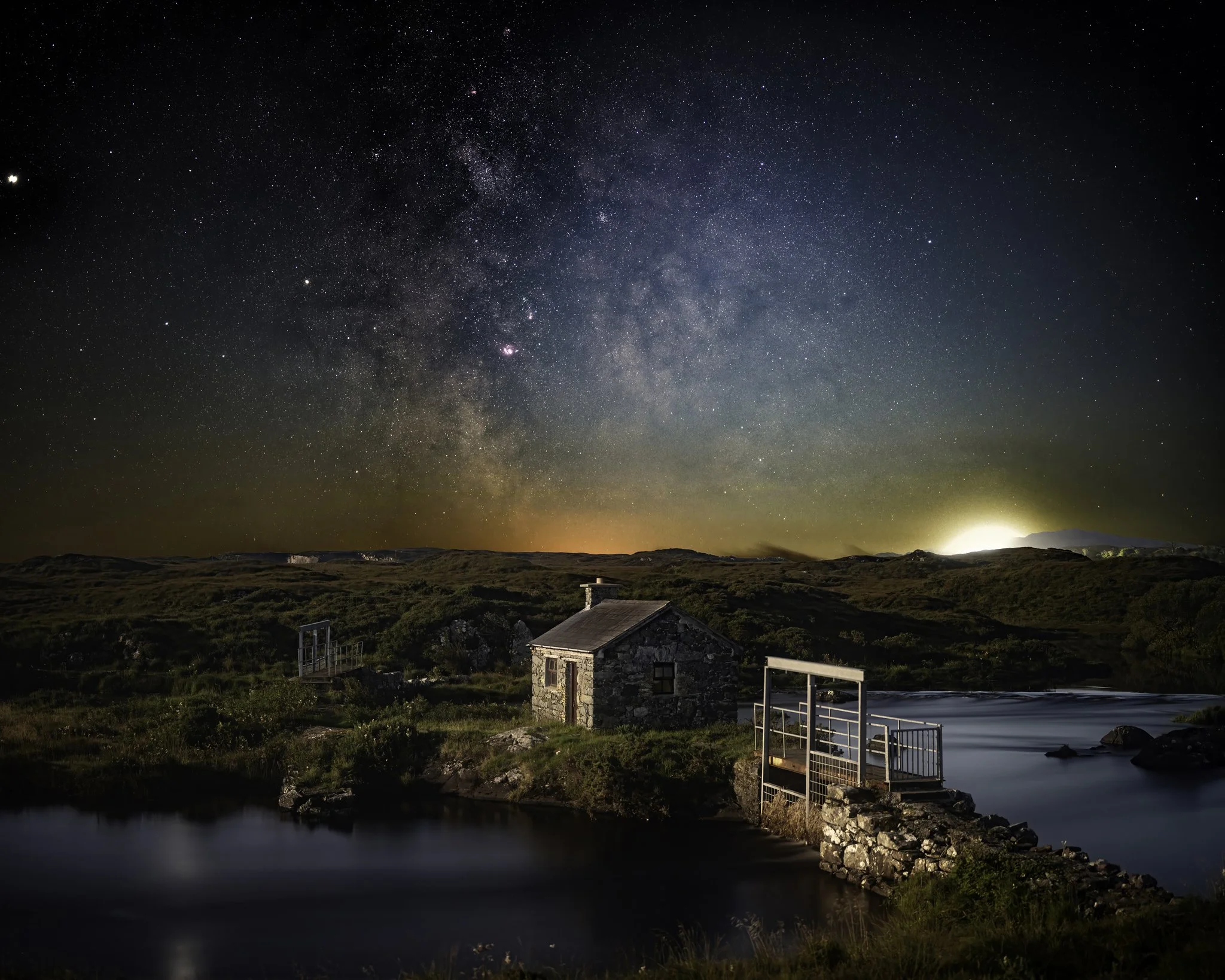 Connemara Fishing Hut Under the Stars