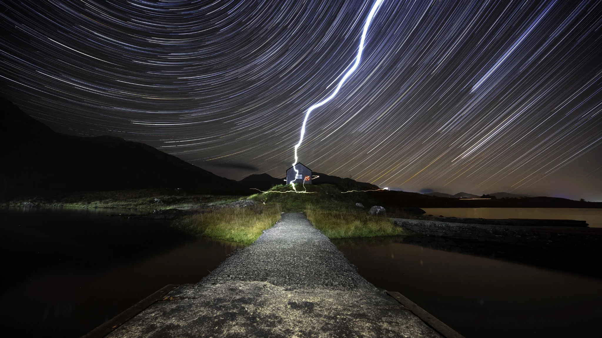 Thunder strike in the night