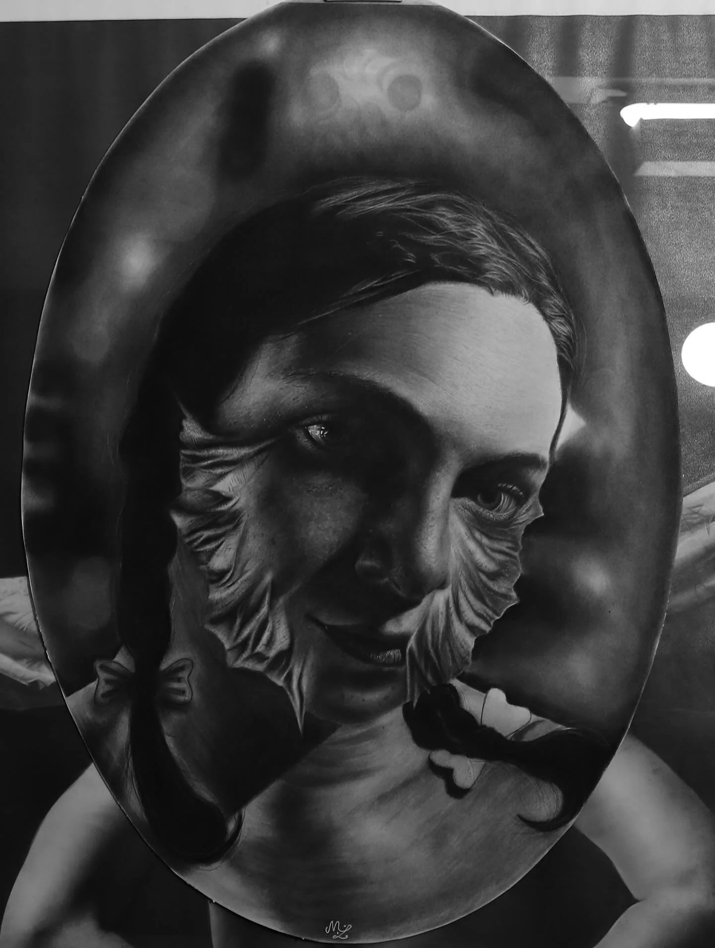 "M&eacute;lania et Jabez" 

65/95 cm 

#pencilartist #pencilartwork✏️ #graphiteart #graphiteartist #charcoaldrawing #realism