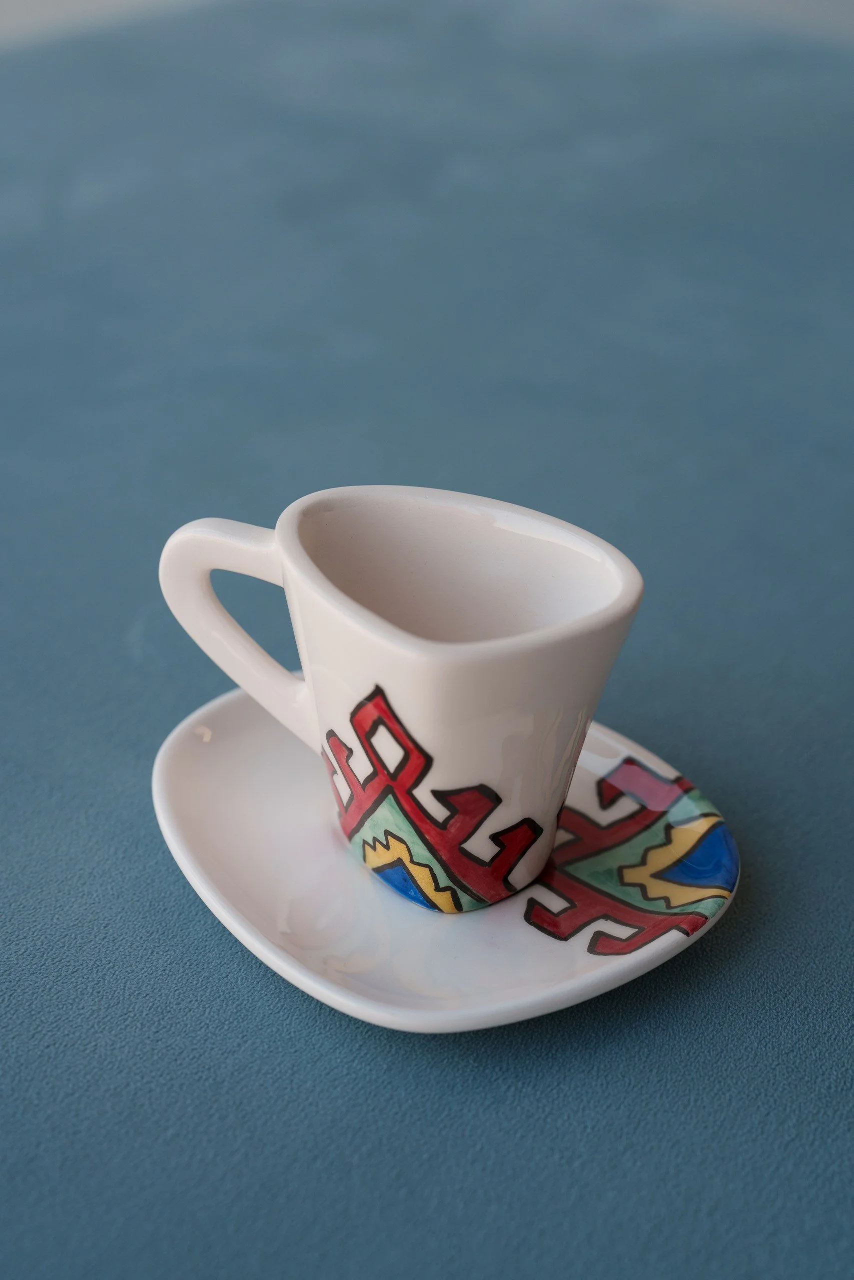 Carpet Coffee Cup and Saucer