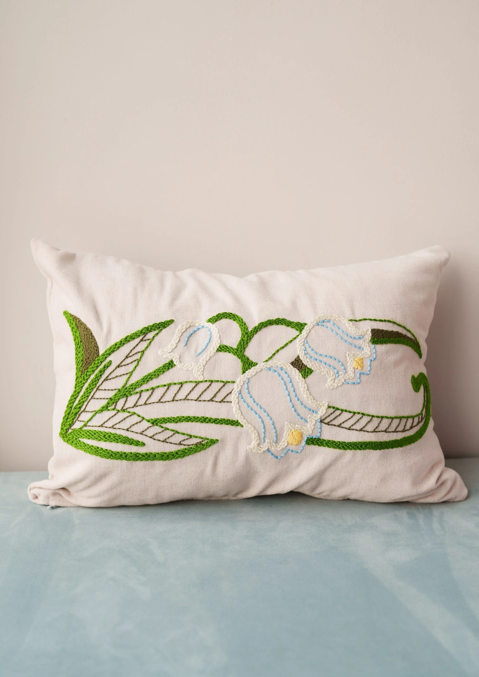 Embroidered Pillow Case (16 x 22 in)
