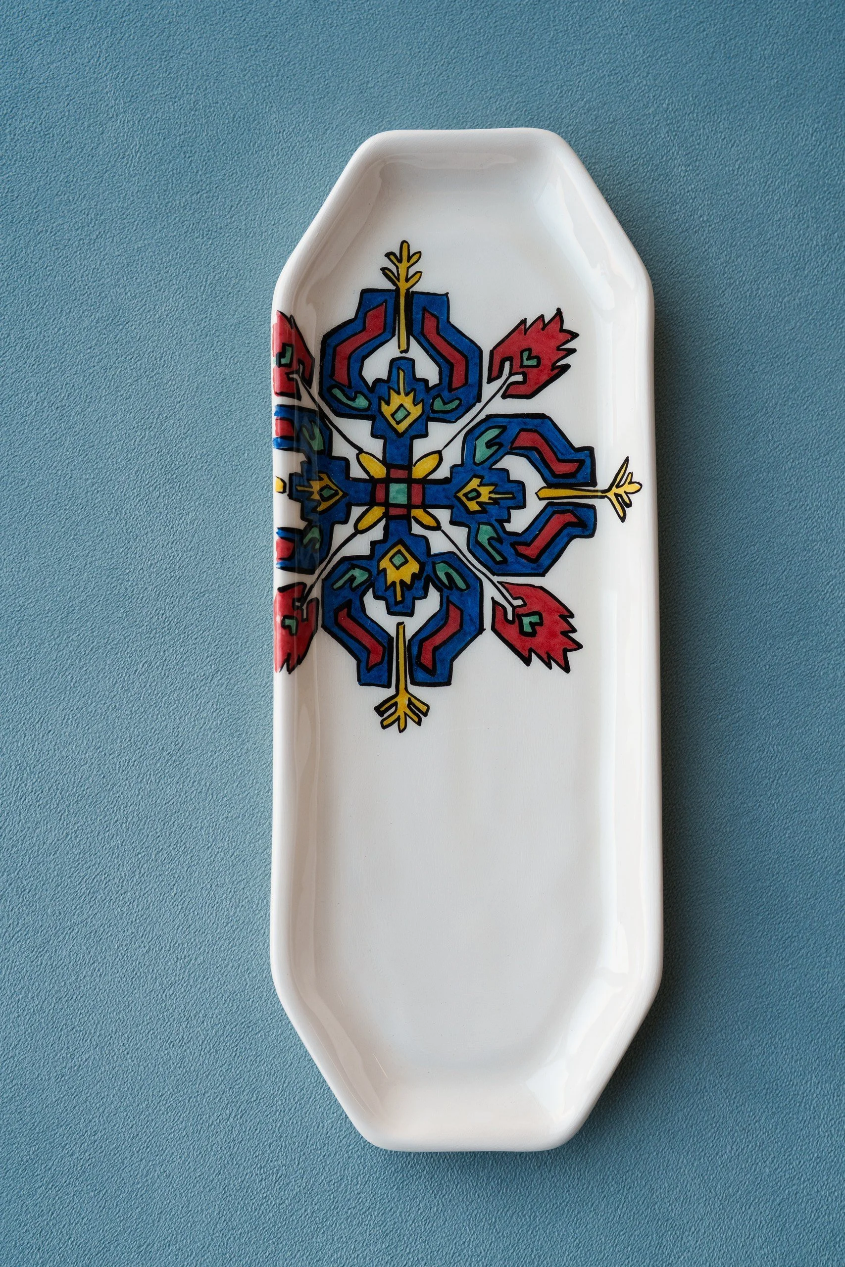 Rectangular Carpet Serving Plate
