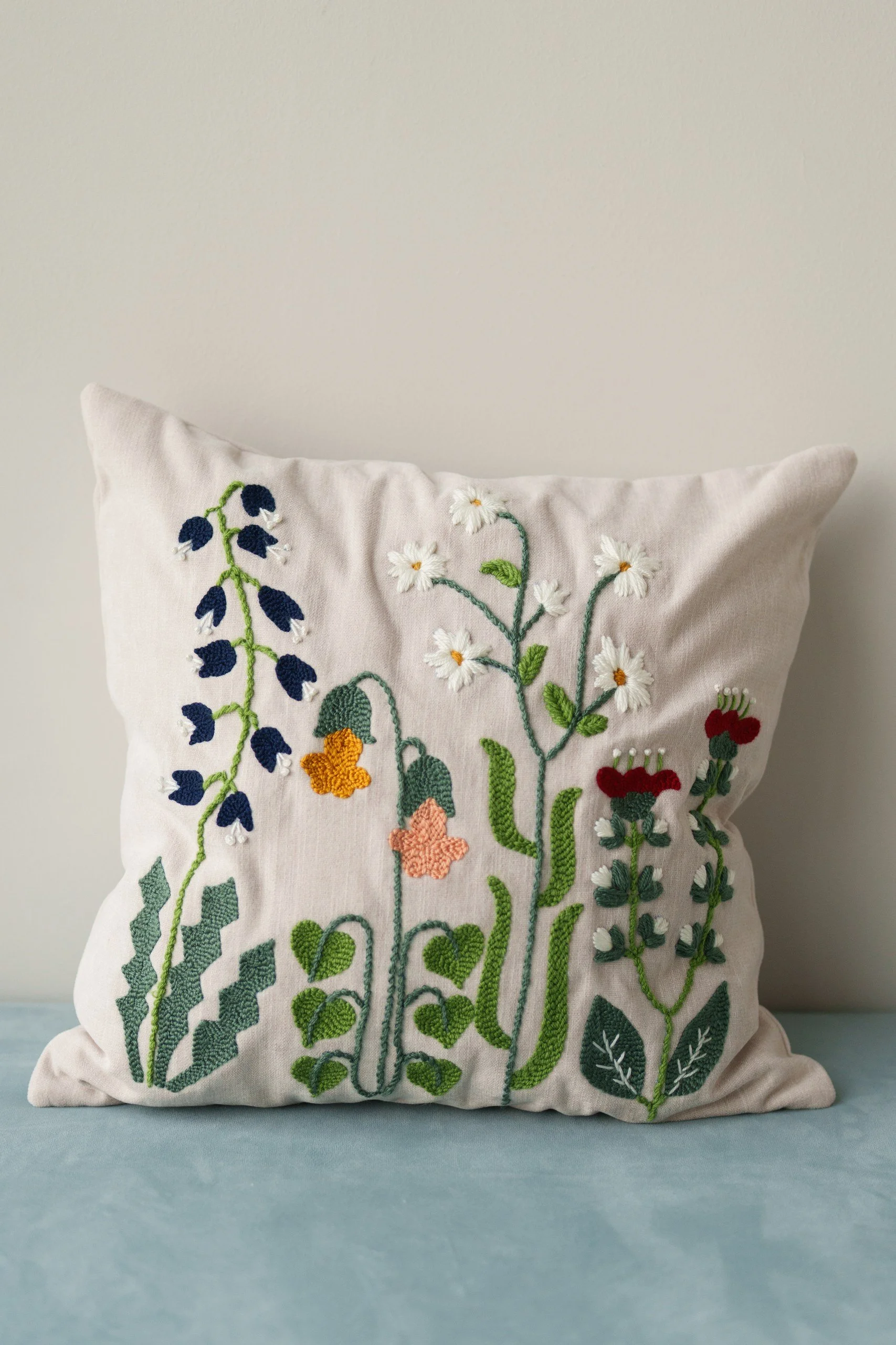 Embroidered Pillow Case (20 x 20 in)