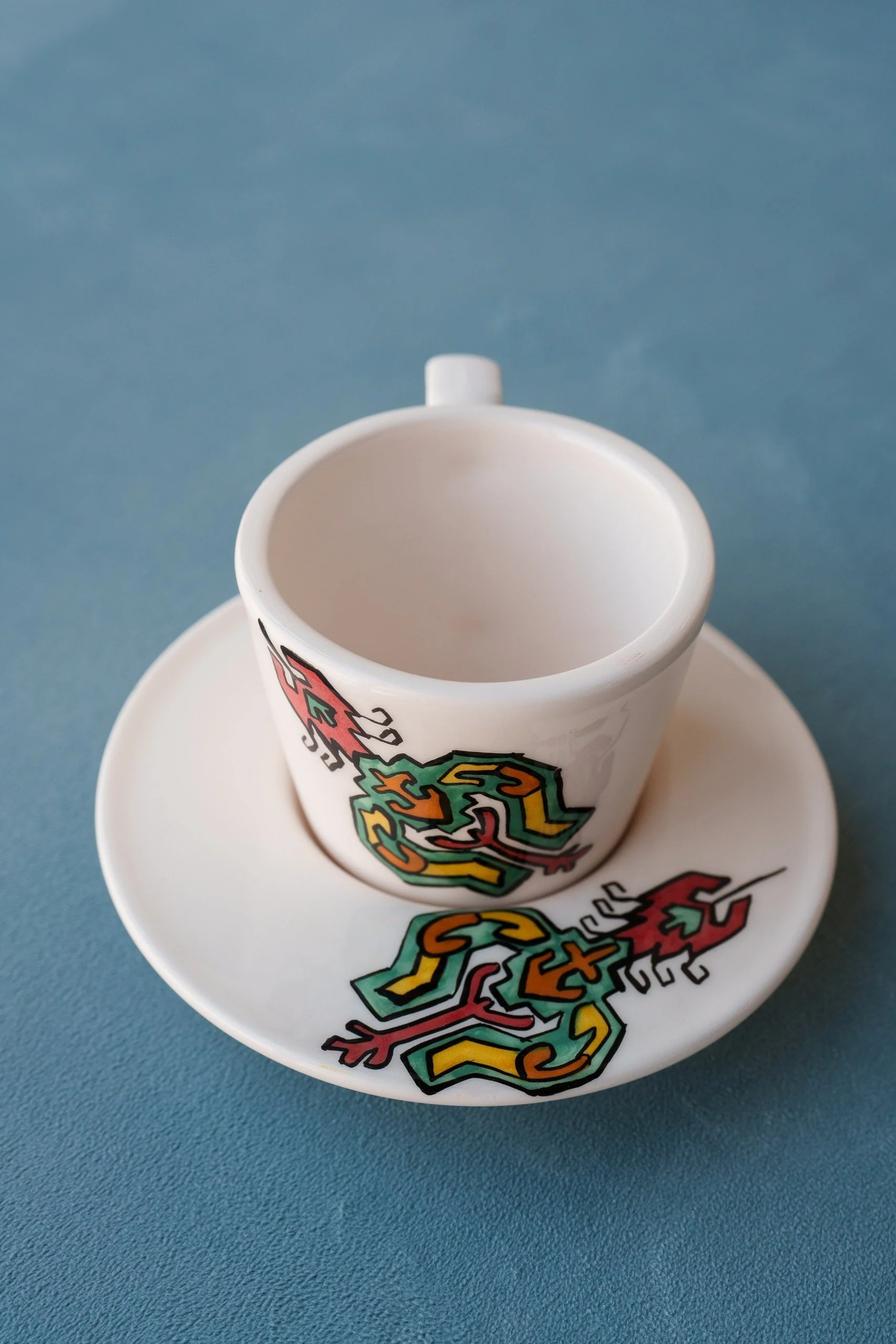 Dragon Tea Cup and Saucer