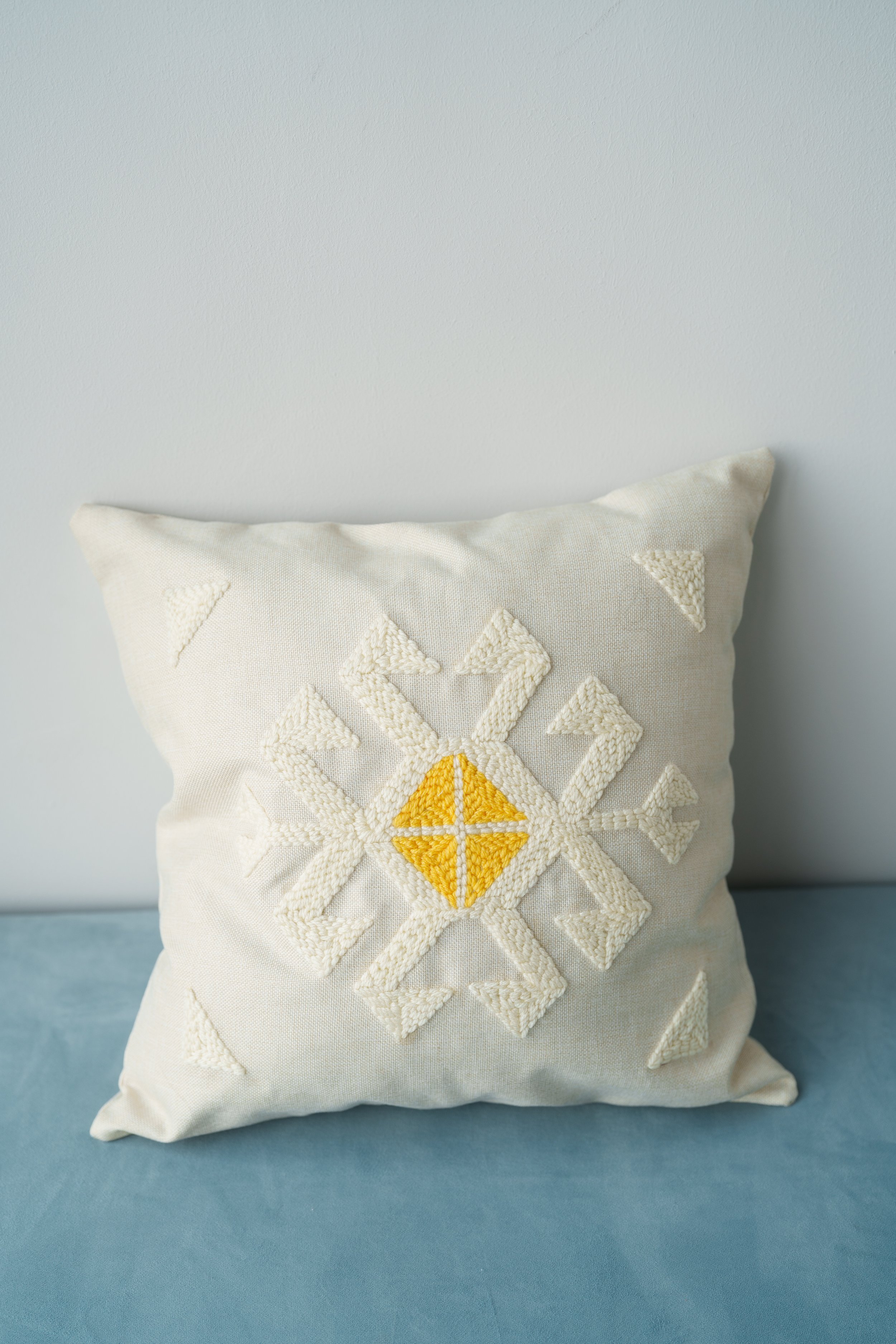 Embroidered Pillow Case With Armenian Pattern