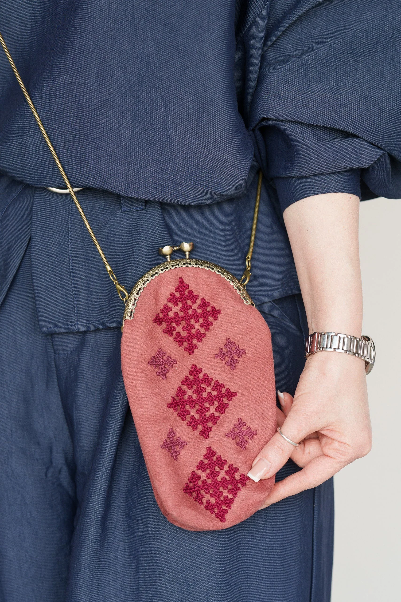 Embroidered phone holder with chain .jpg
