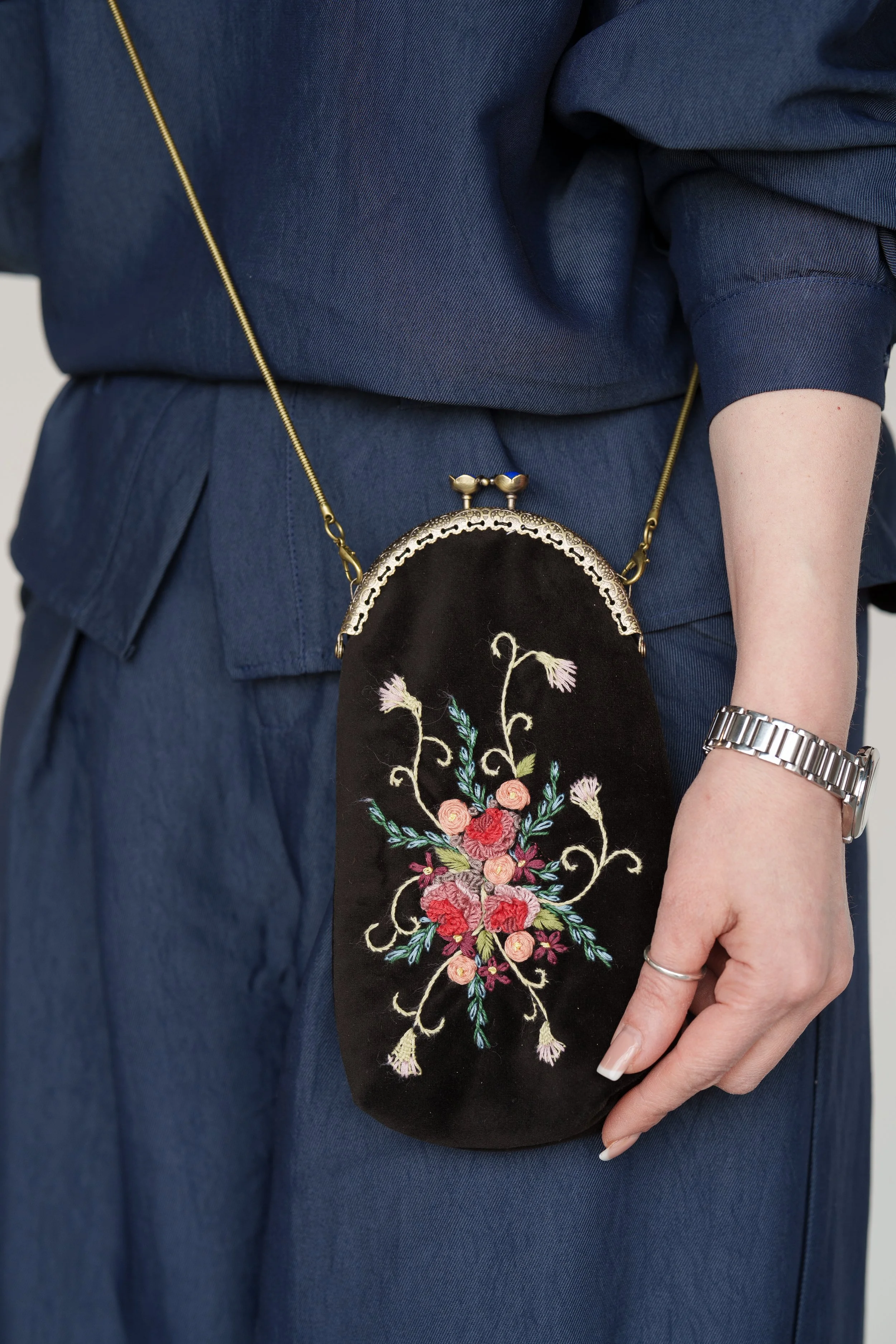 Embroidered Phone Holder