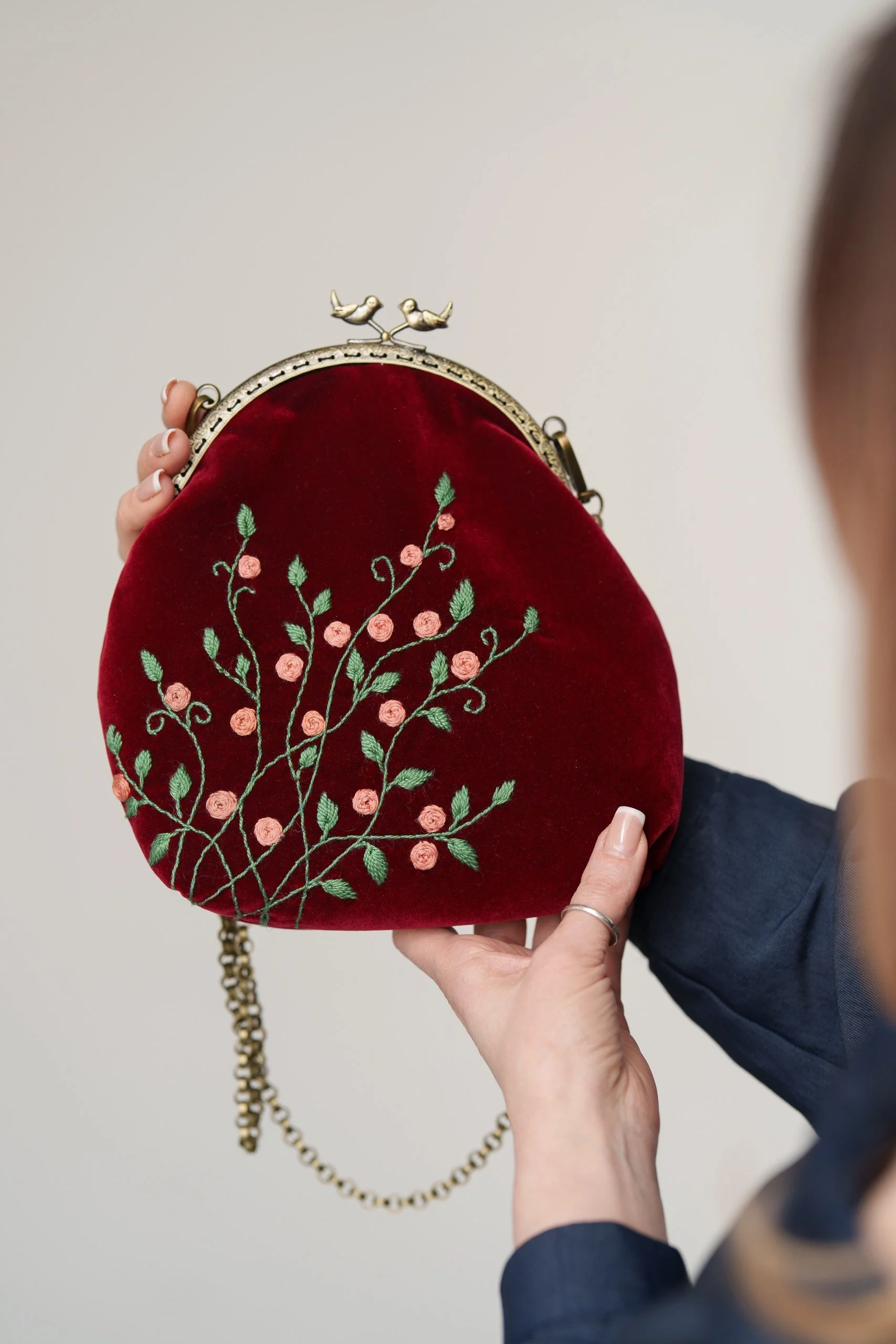 Small Embroidered Purse