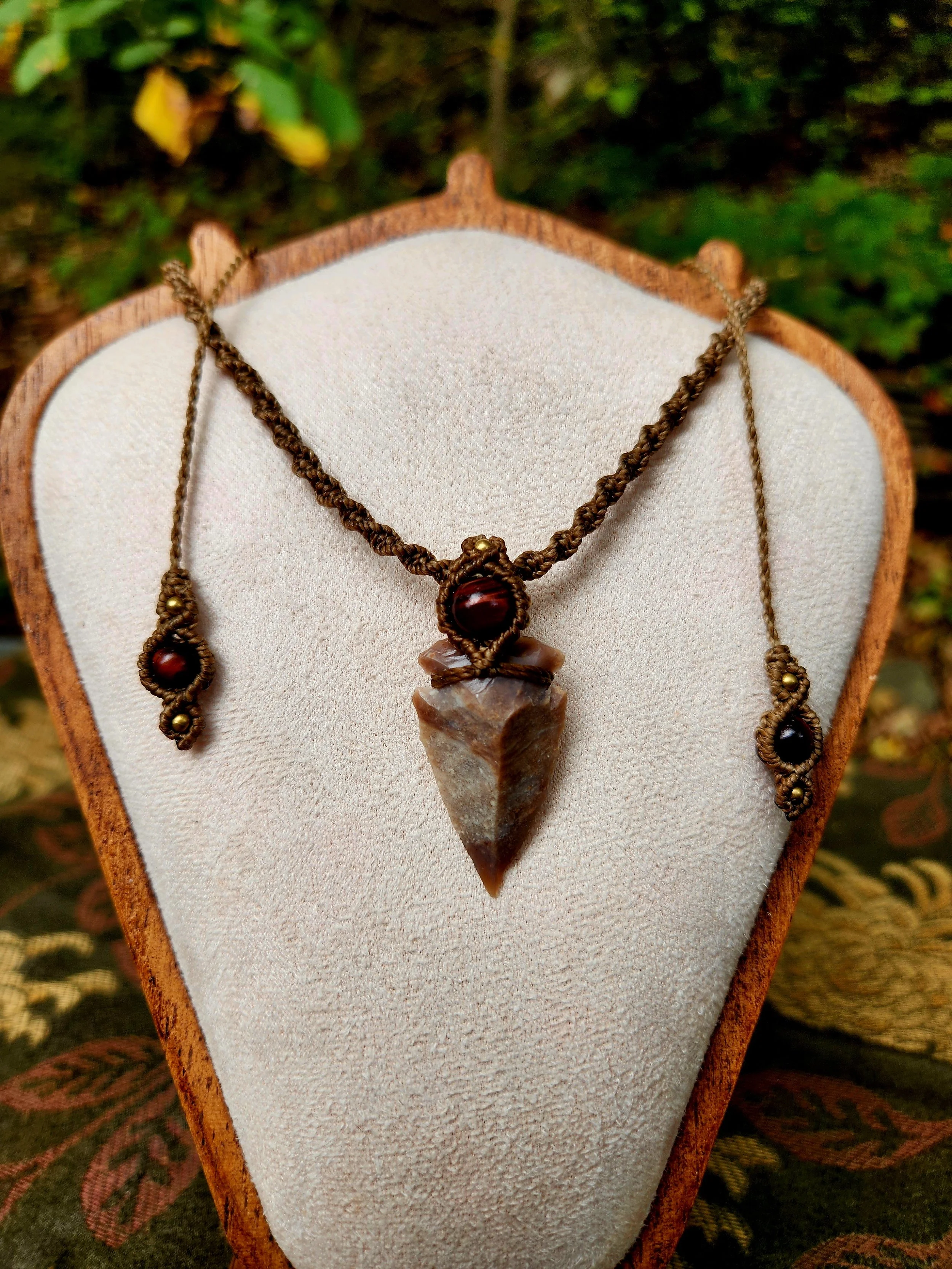 Agate Arrowhead Necklace