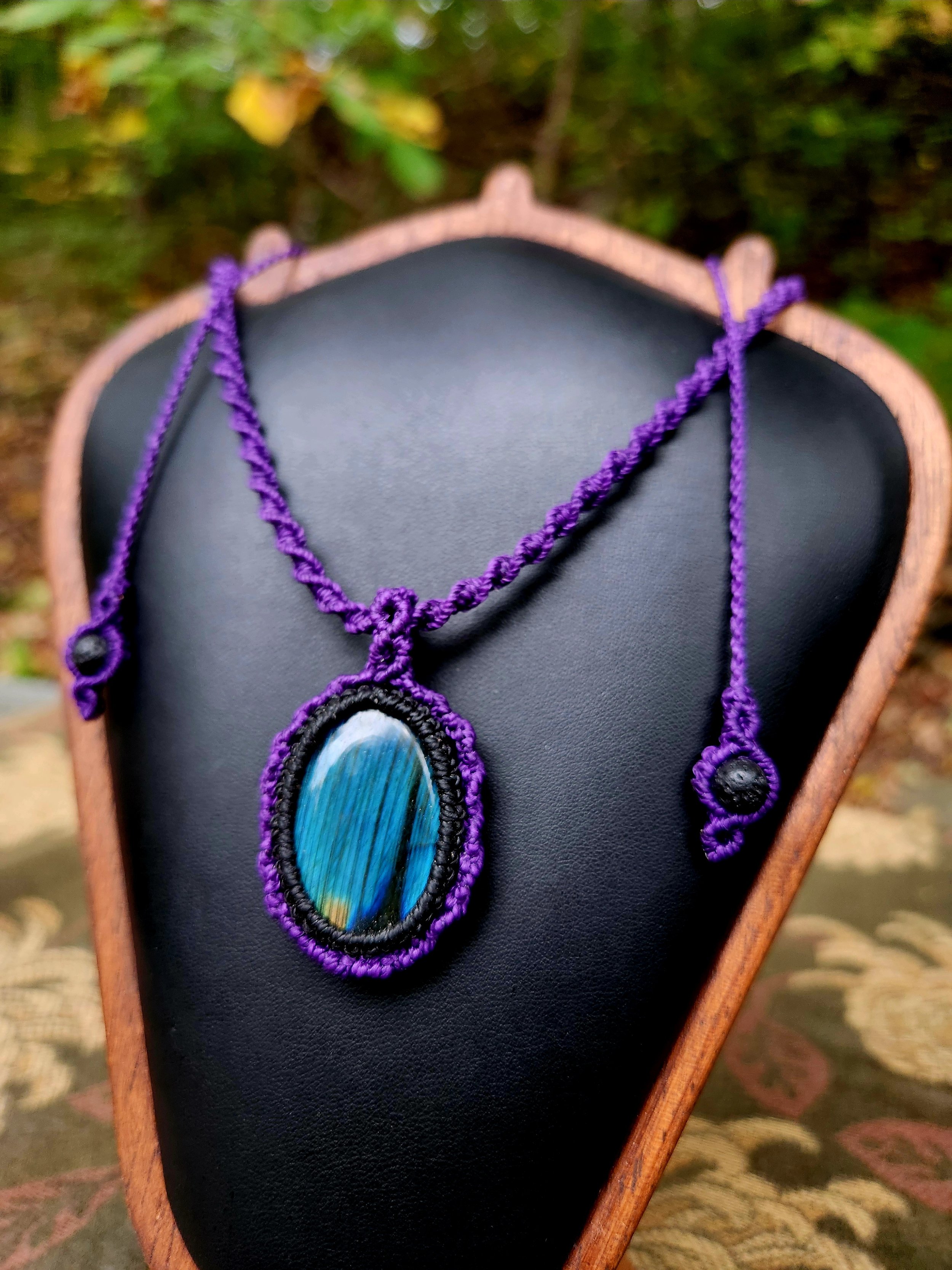 Labradorite Helix Necklace