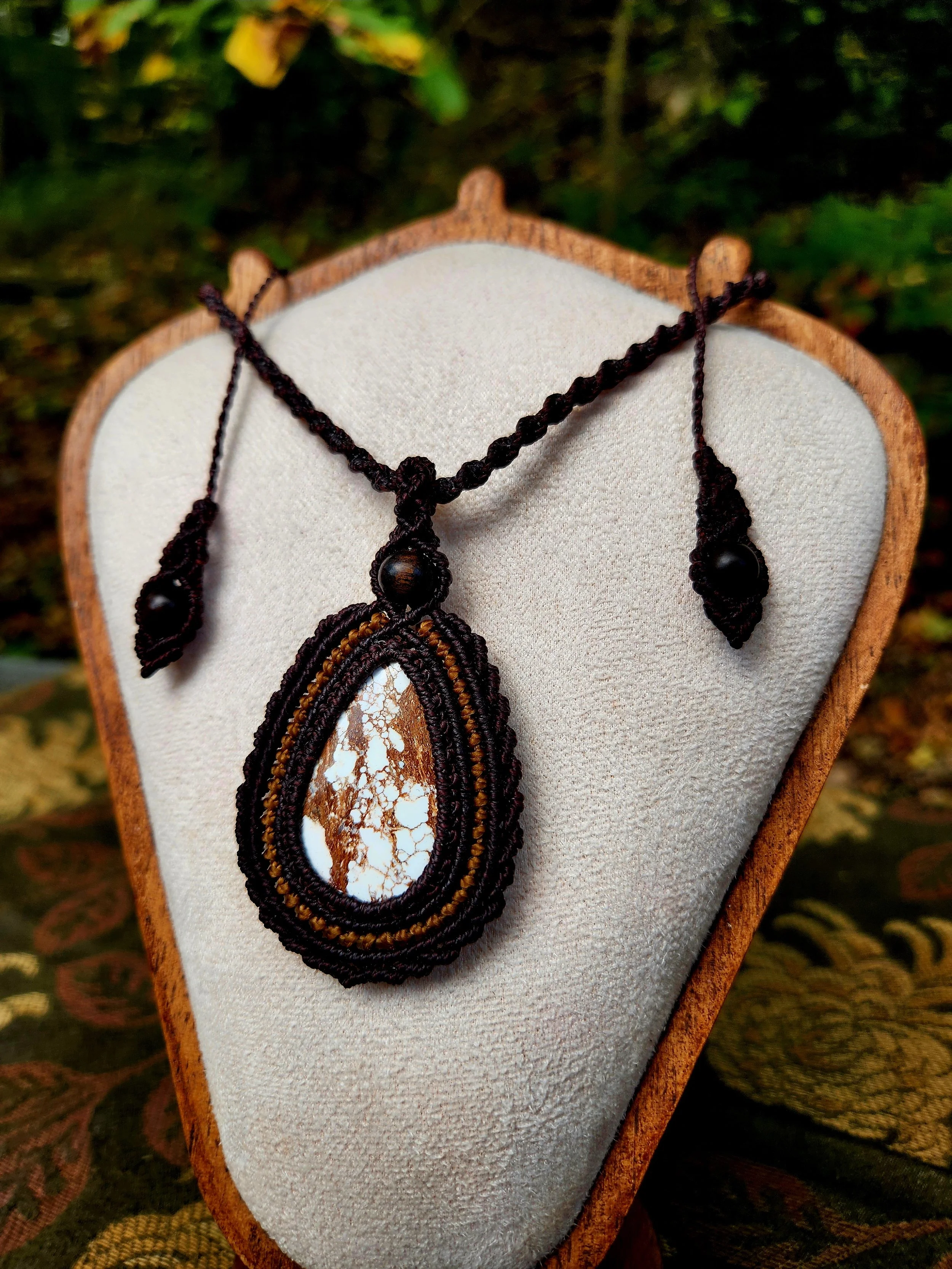Appaloosa Stone Cabochon Necklace