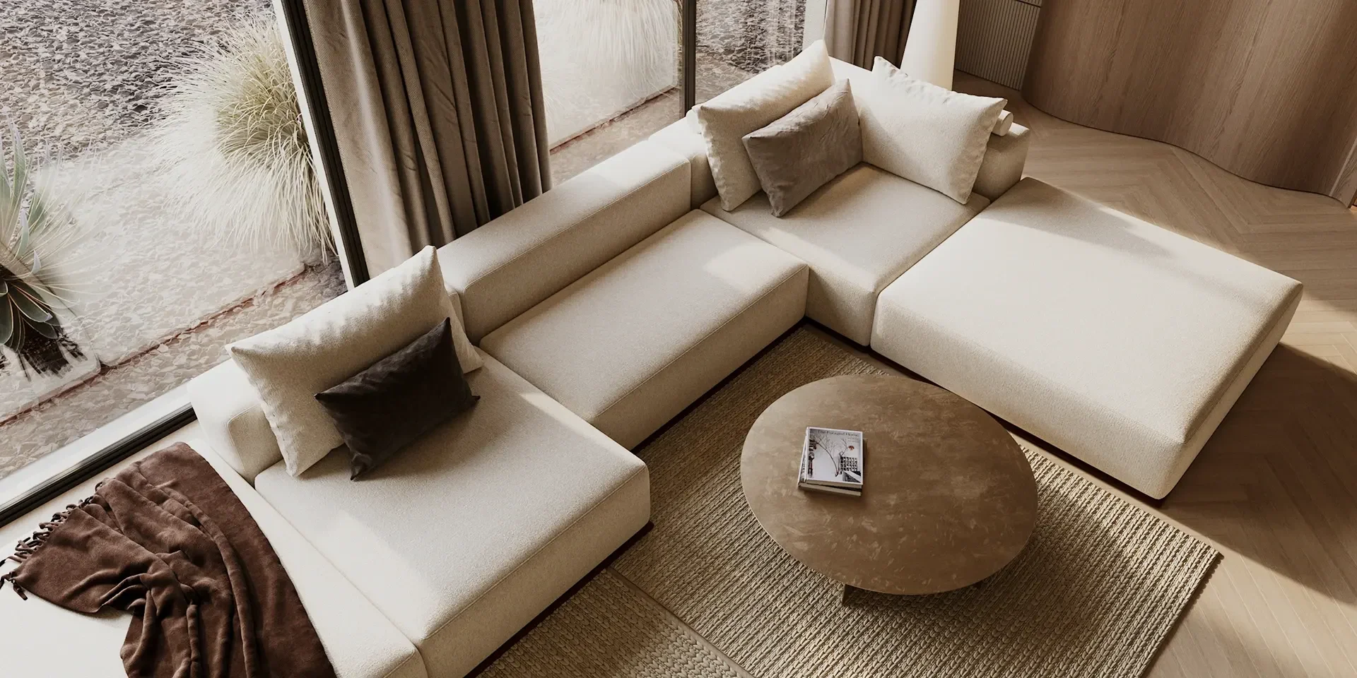 New sofa design collection, sofa model Harmony.