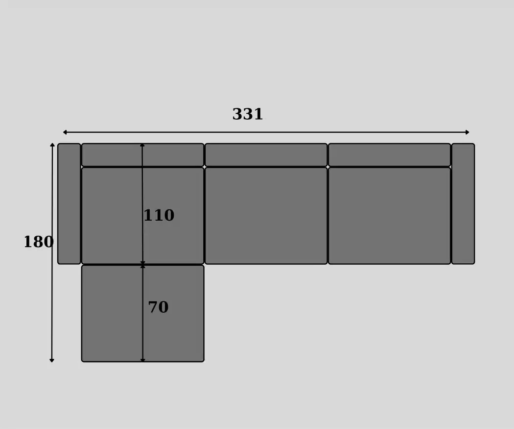 Technical design configurator for the sofa model freedom nr.11
