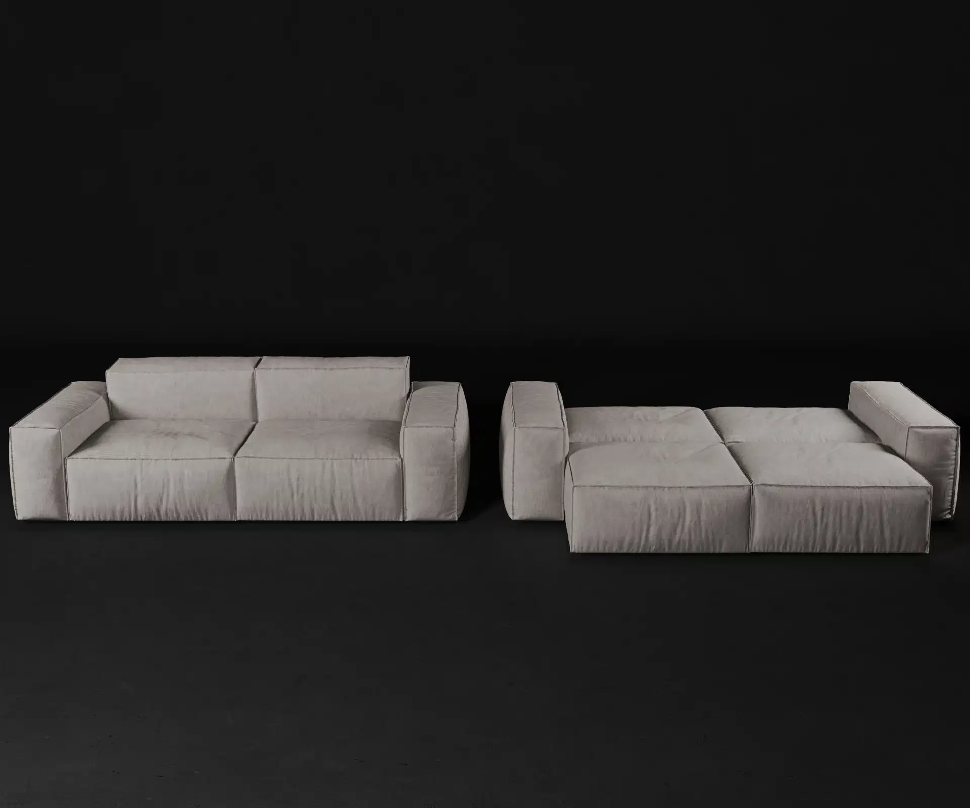 Sofa bed design configurator.