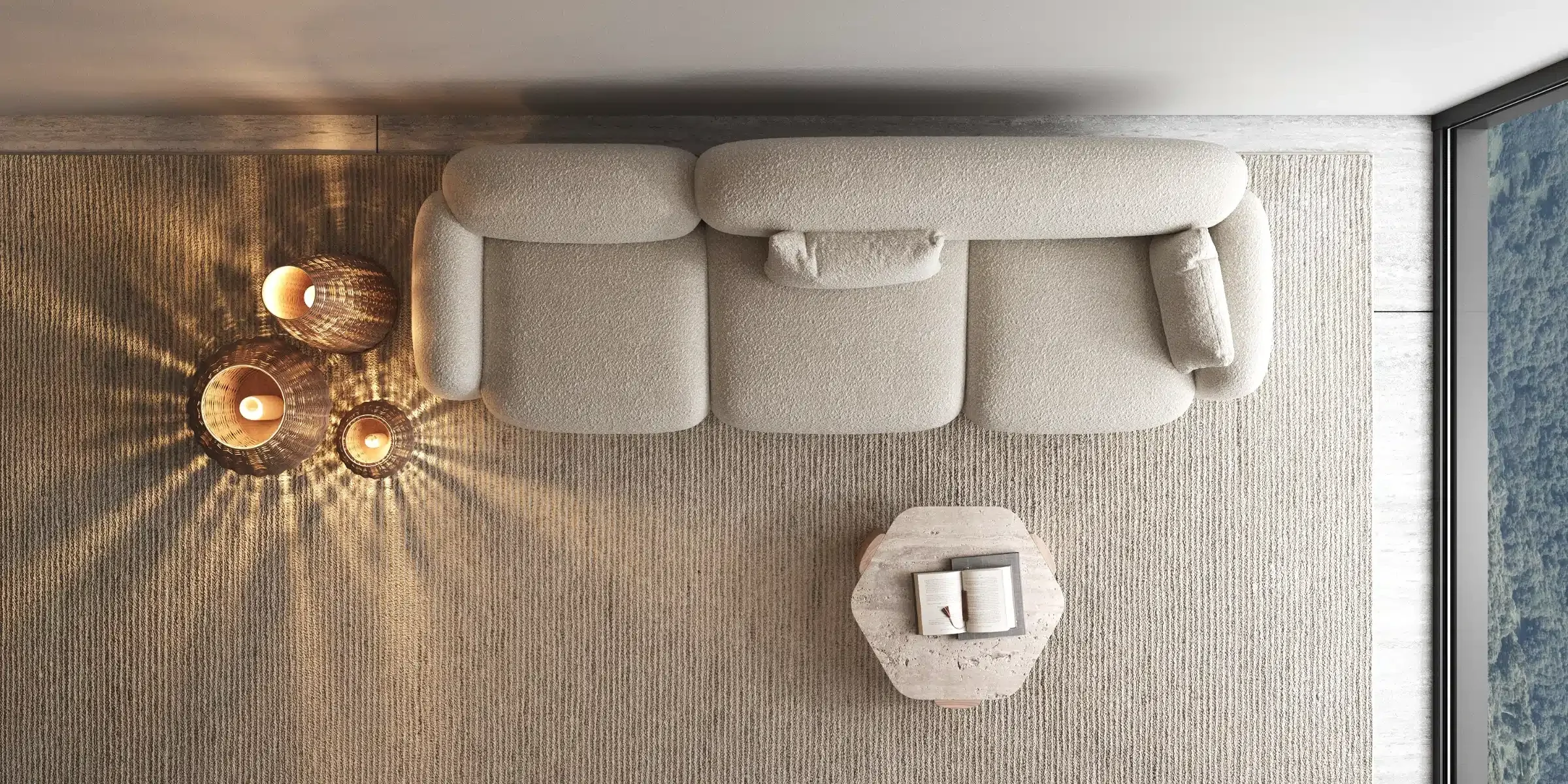 Luxury sofa design model cloud, a beautiful sofa for your living room.