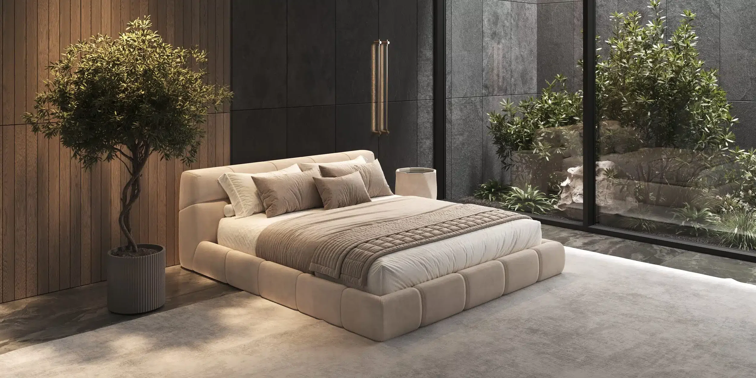 Luxury bed design model Imperial Lux.